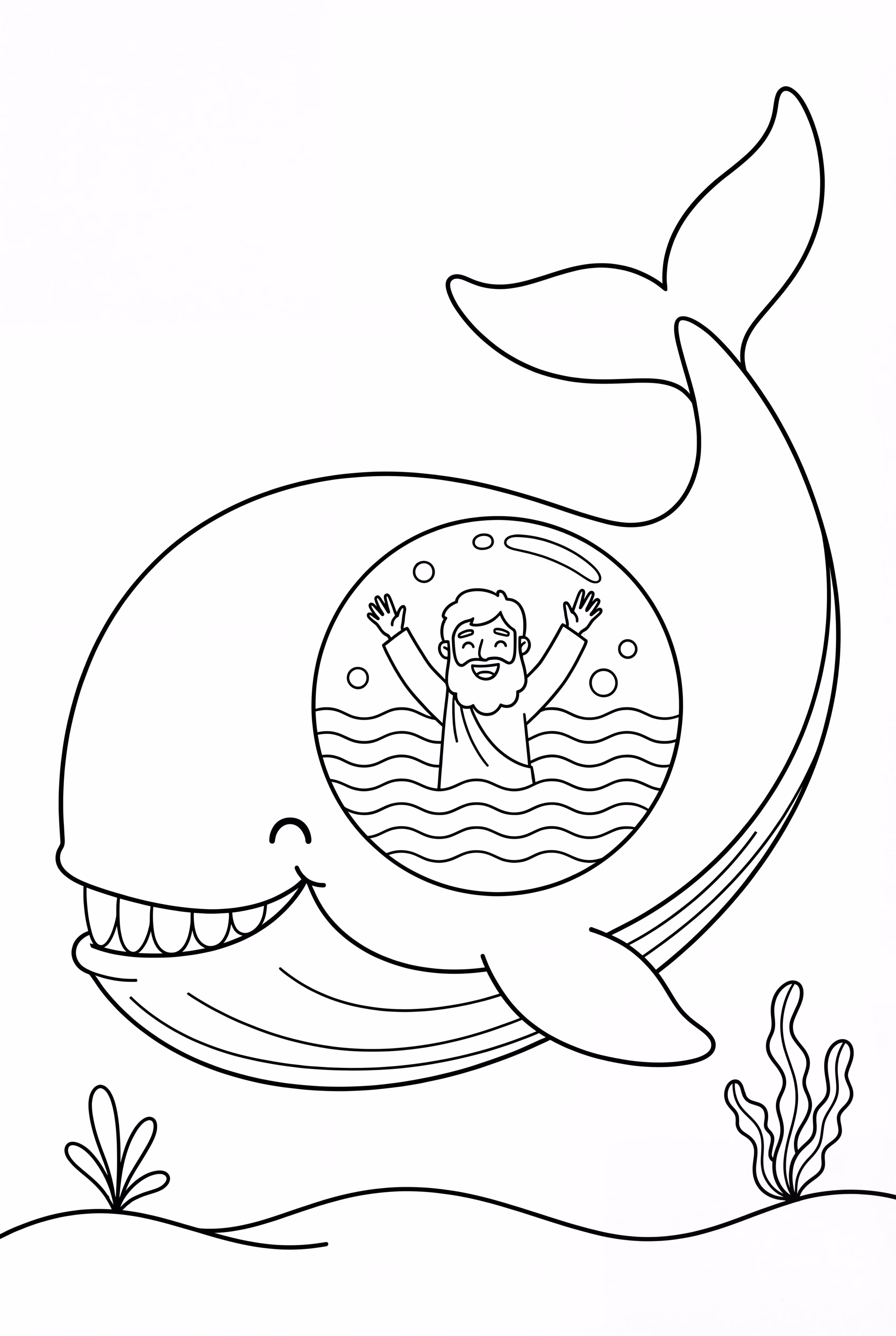 Bible Jonah Inside Whale