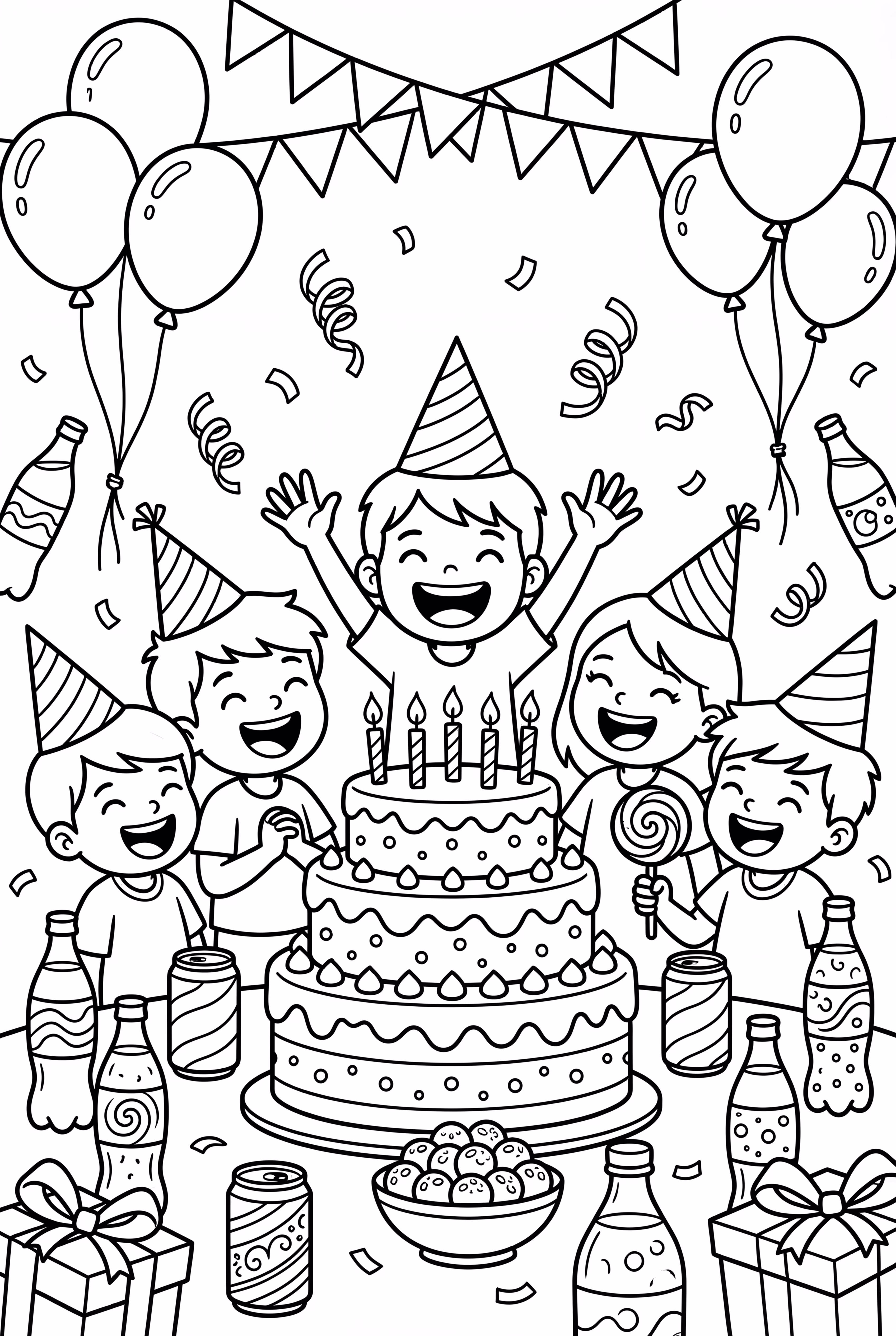 Festa de Aniversário com Muito Refrigerante