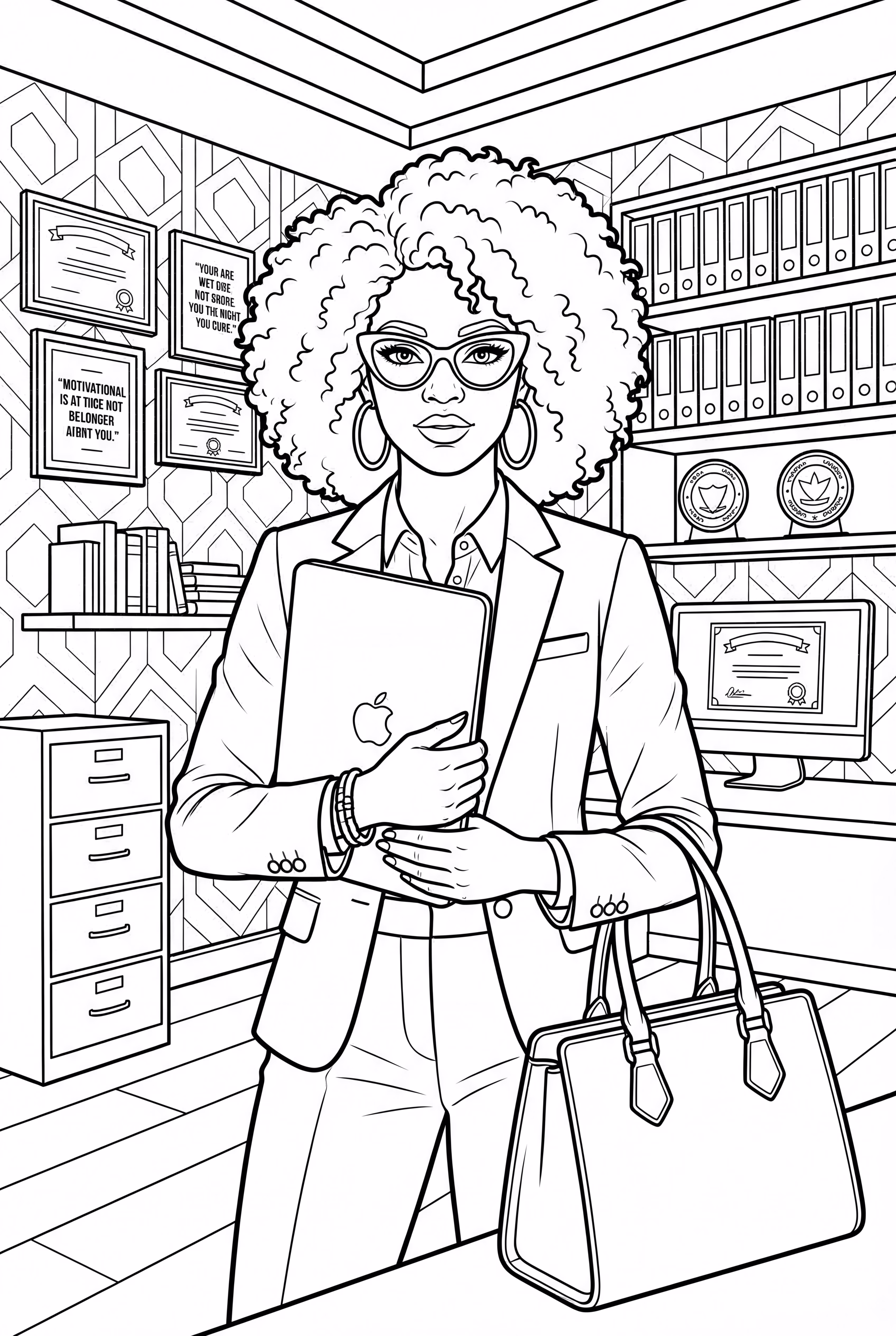 Menina Negra Alcançando Seus Objetivos na Vida