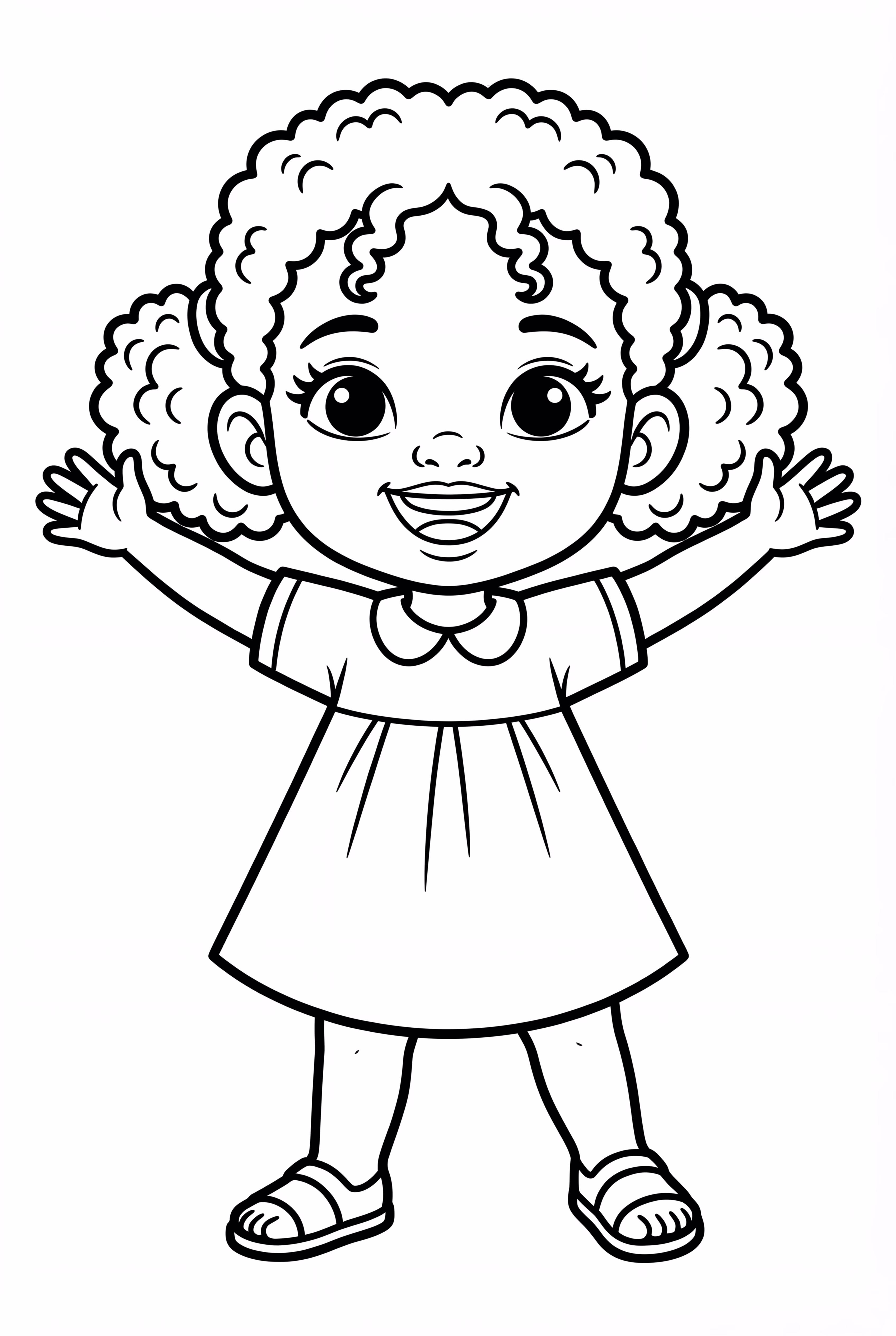 Black Girl Enjoying a Day at the Park