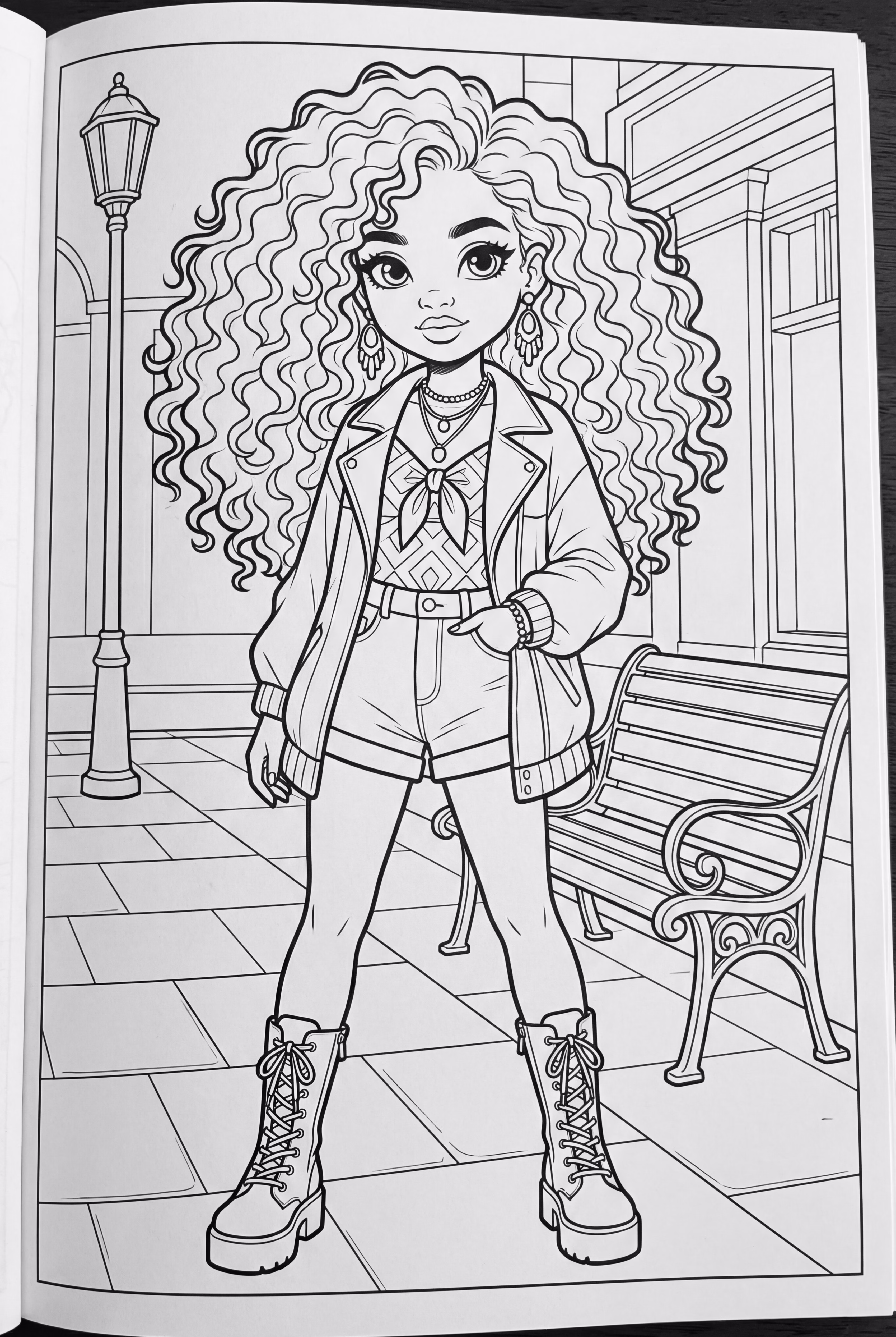 Black Girl in a Stylish Outfit-2