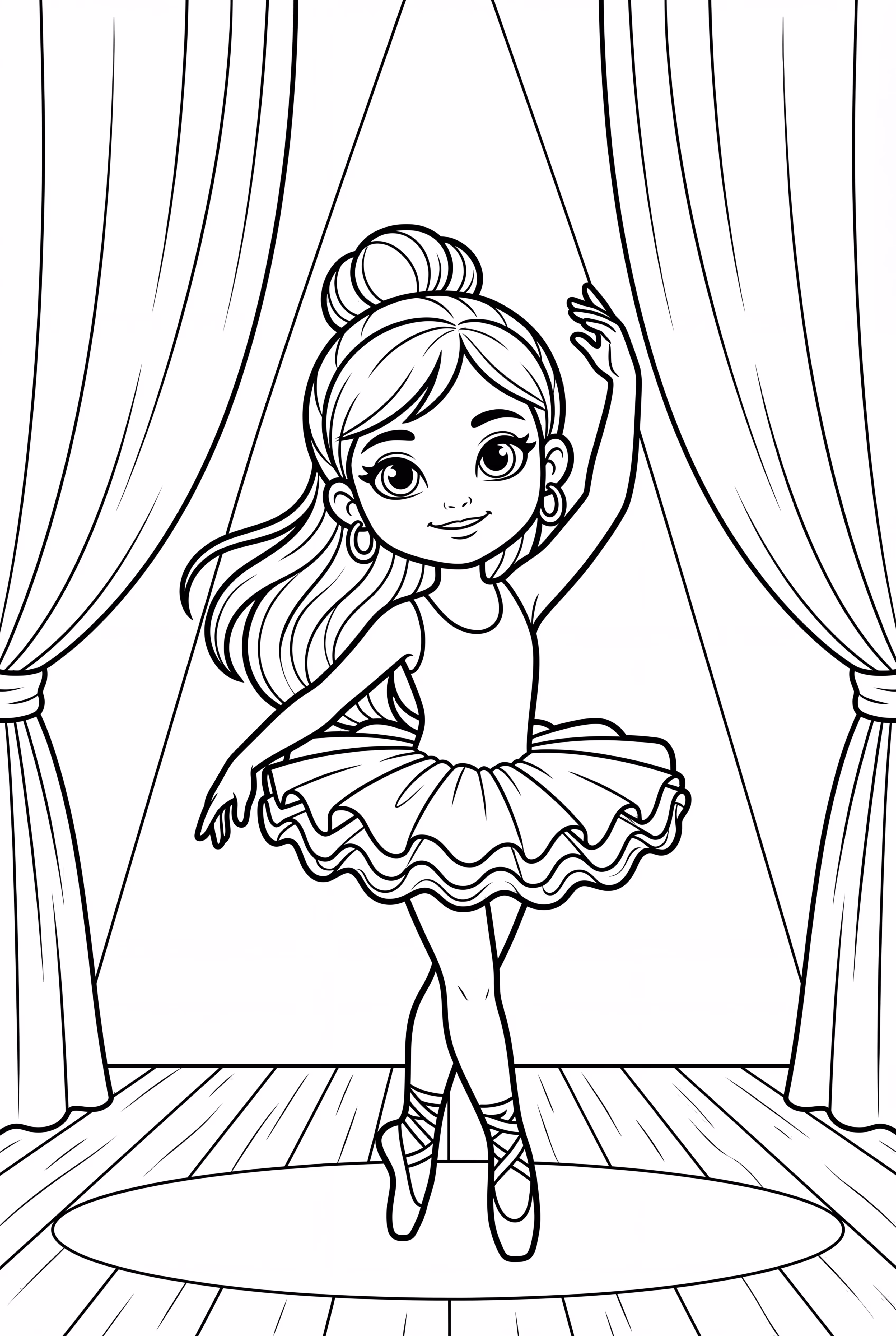 Black Girl Leading a Dance Competition-2