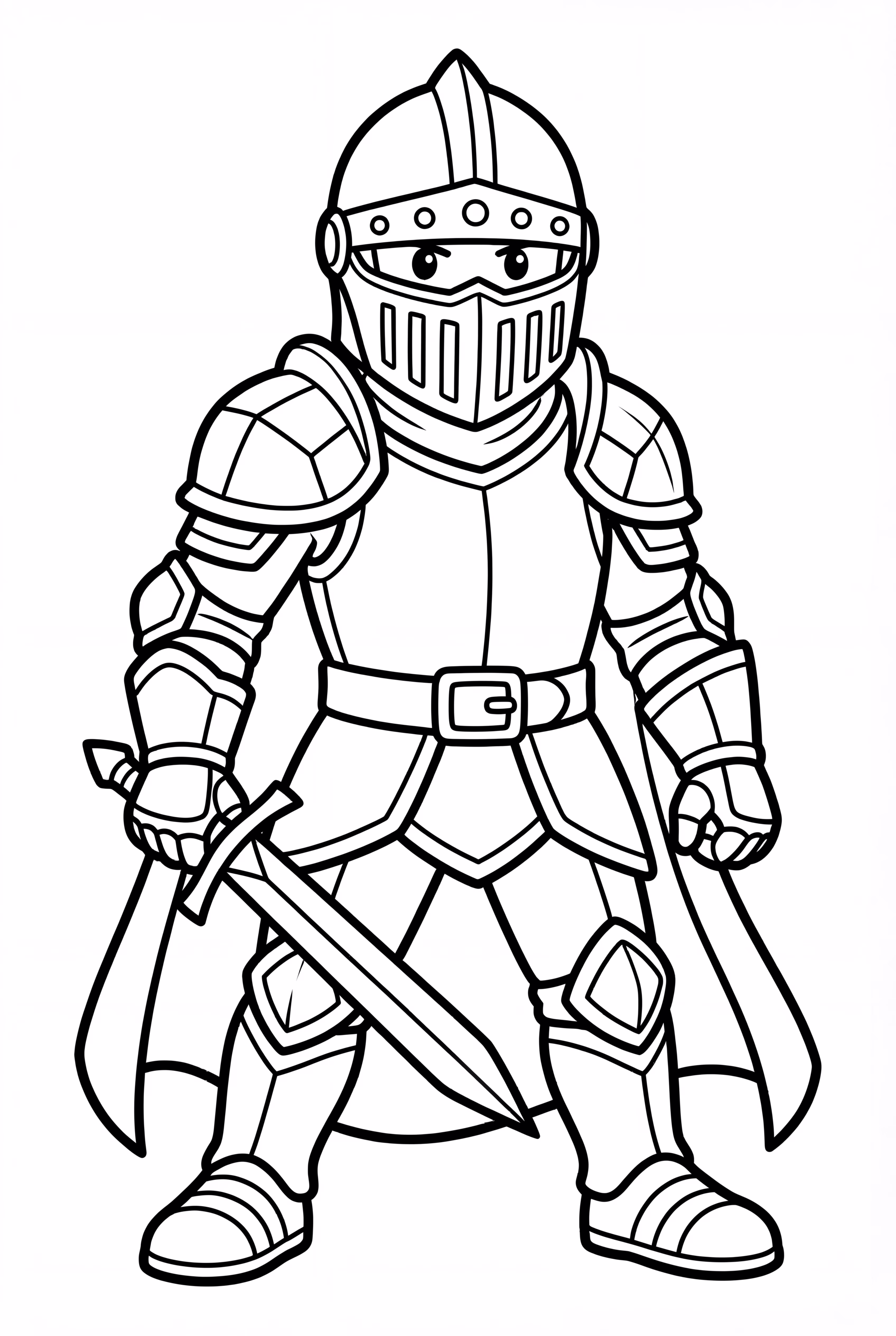 Black Knight Ready for Combat