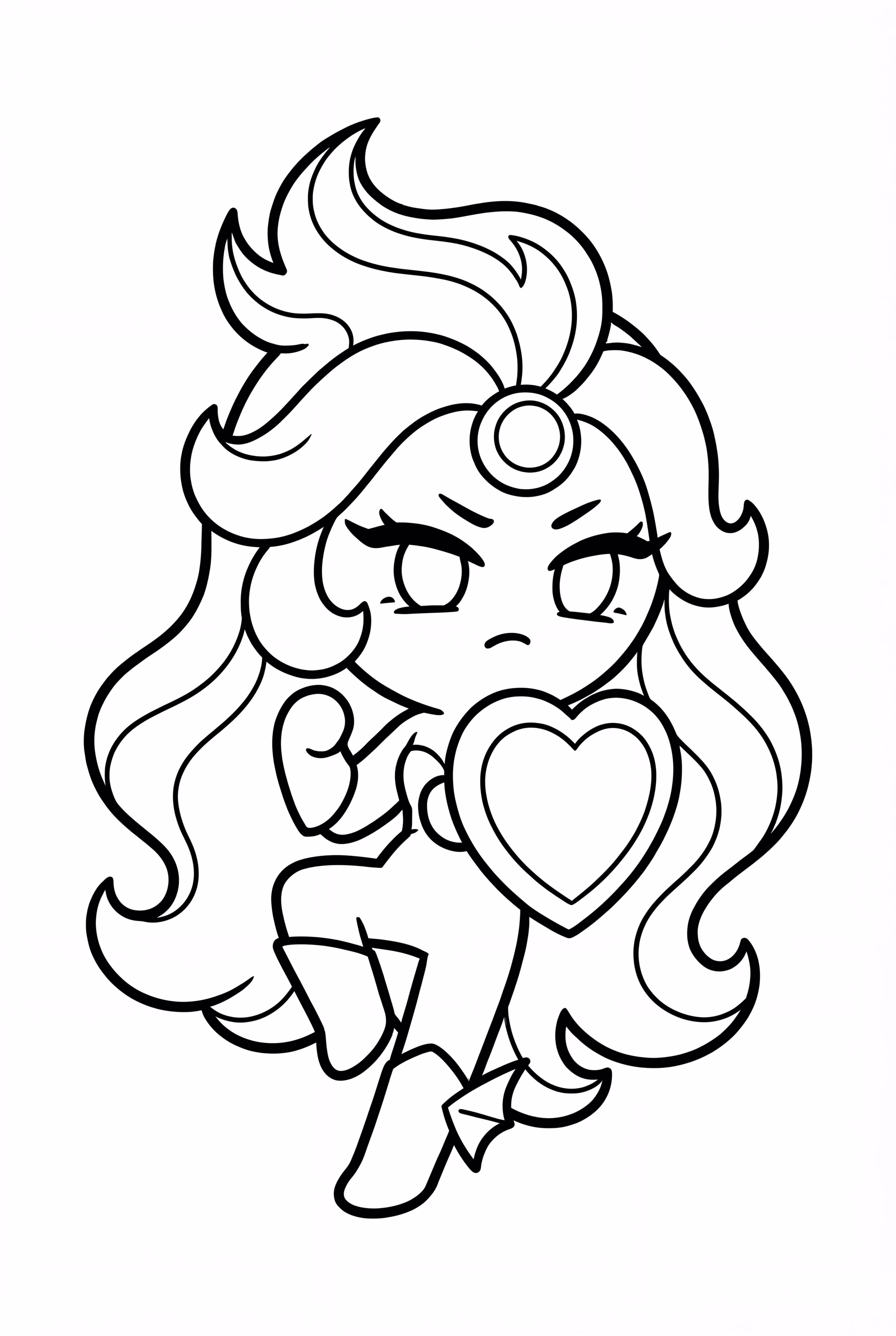 Black Pearl Cookie Posing For Cookie Run Kingdom