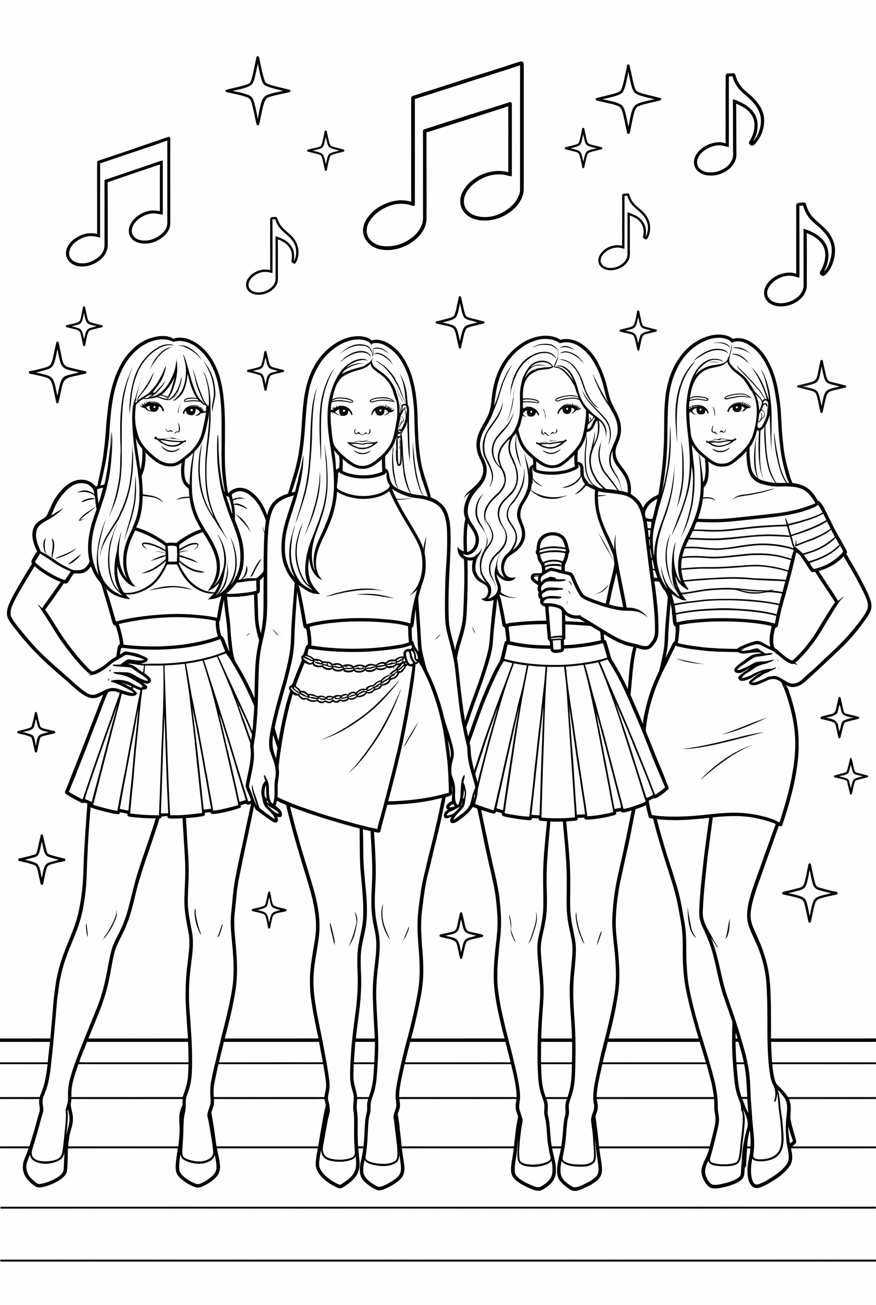 Blackpink no videoclipe "Pink Venom"