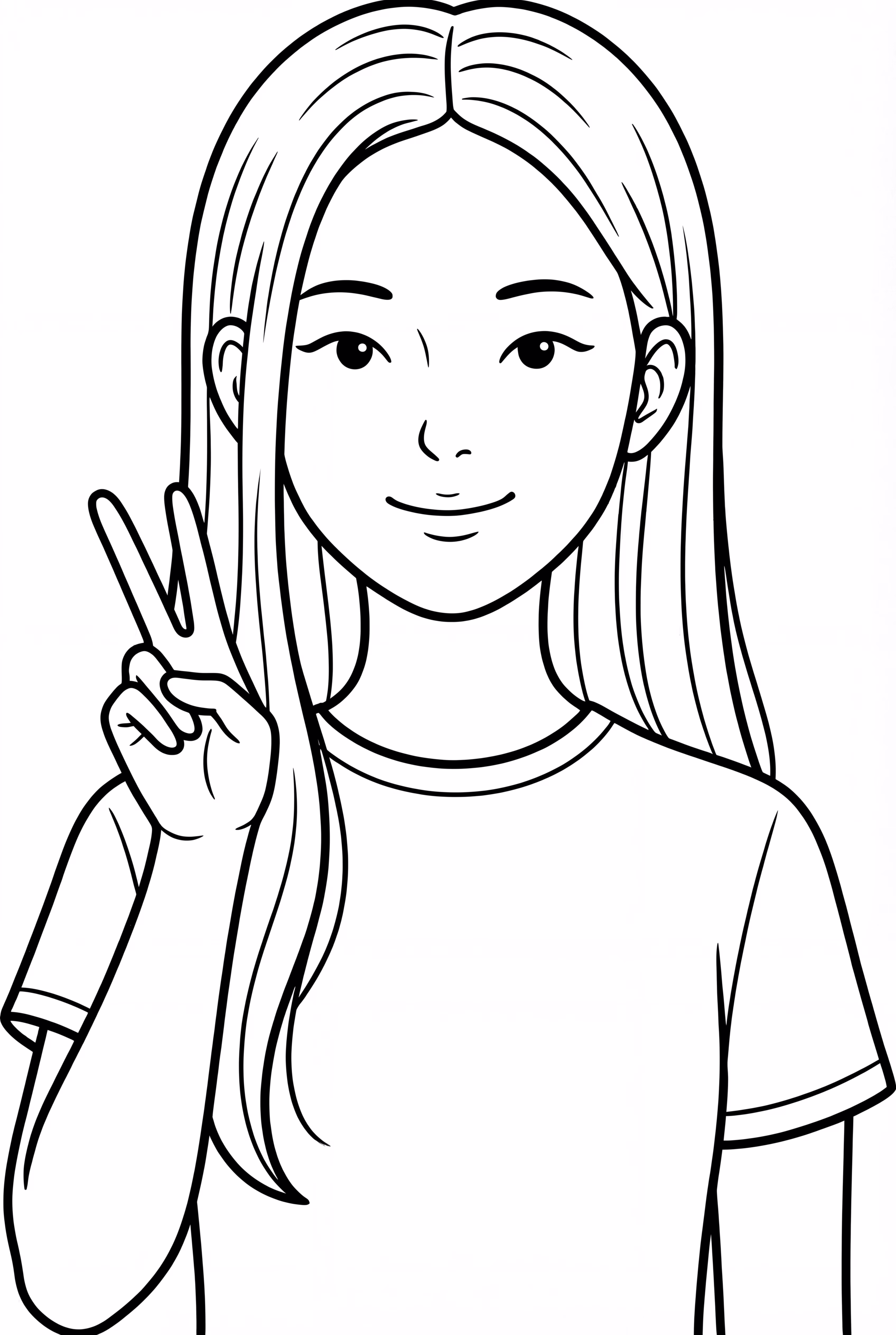 Blackpink Jisoo Making A Peace Sign