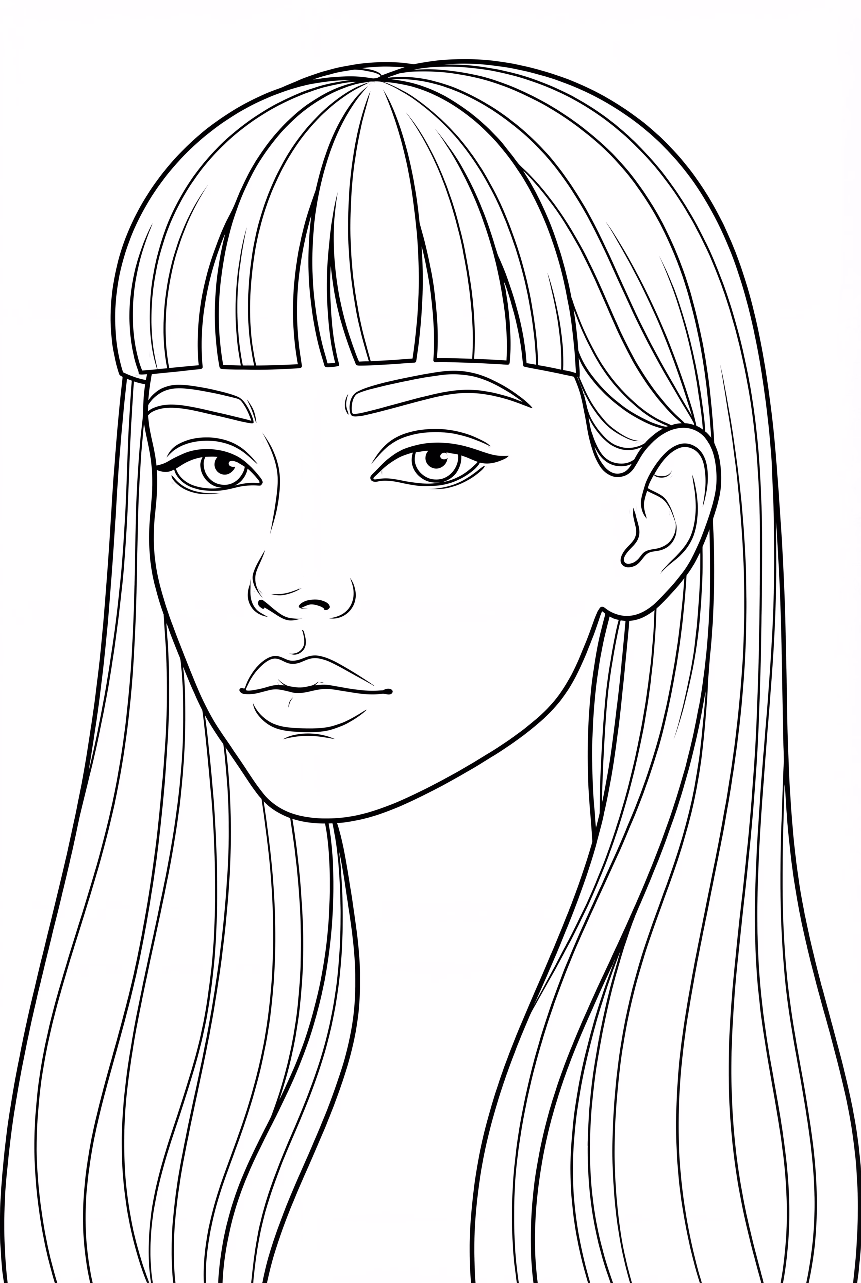 Blackpink Lisa's Signature Bangs