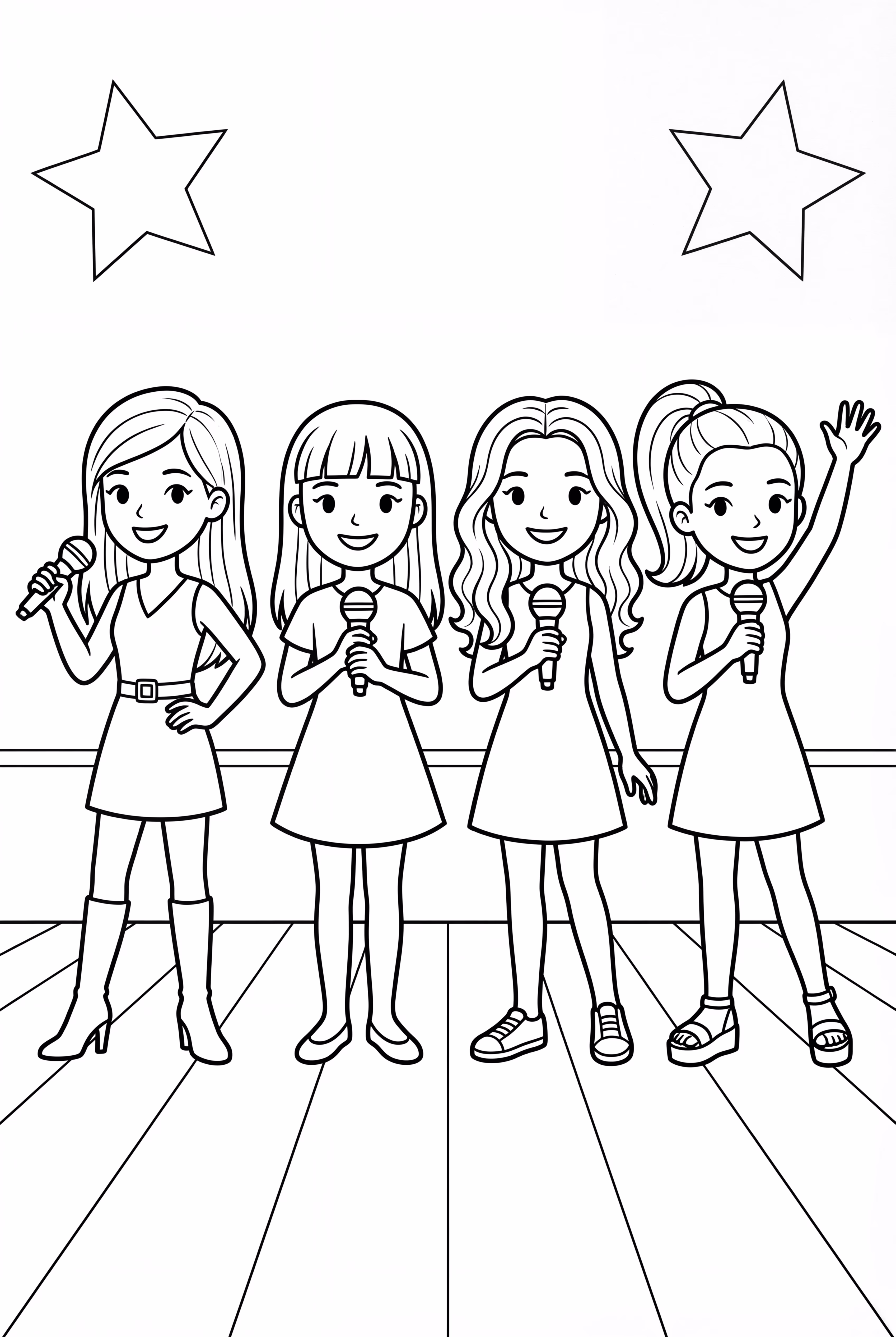 Blackpink se Apresentando em um Tapete Vermelho