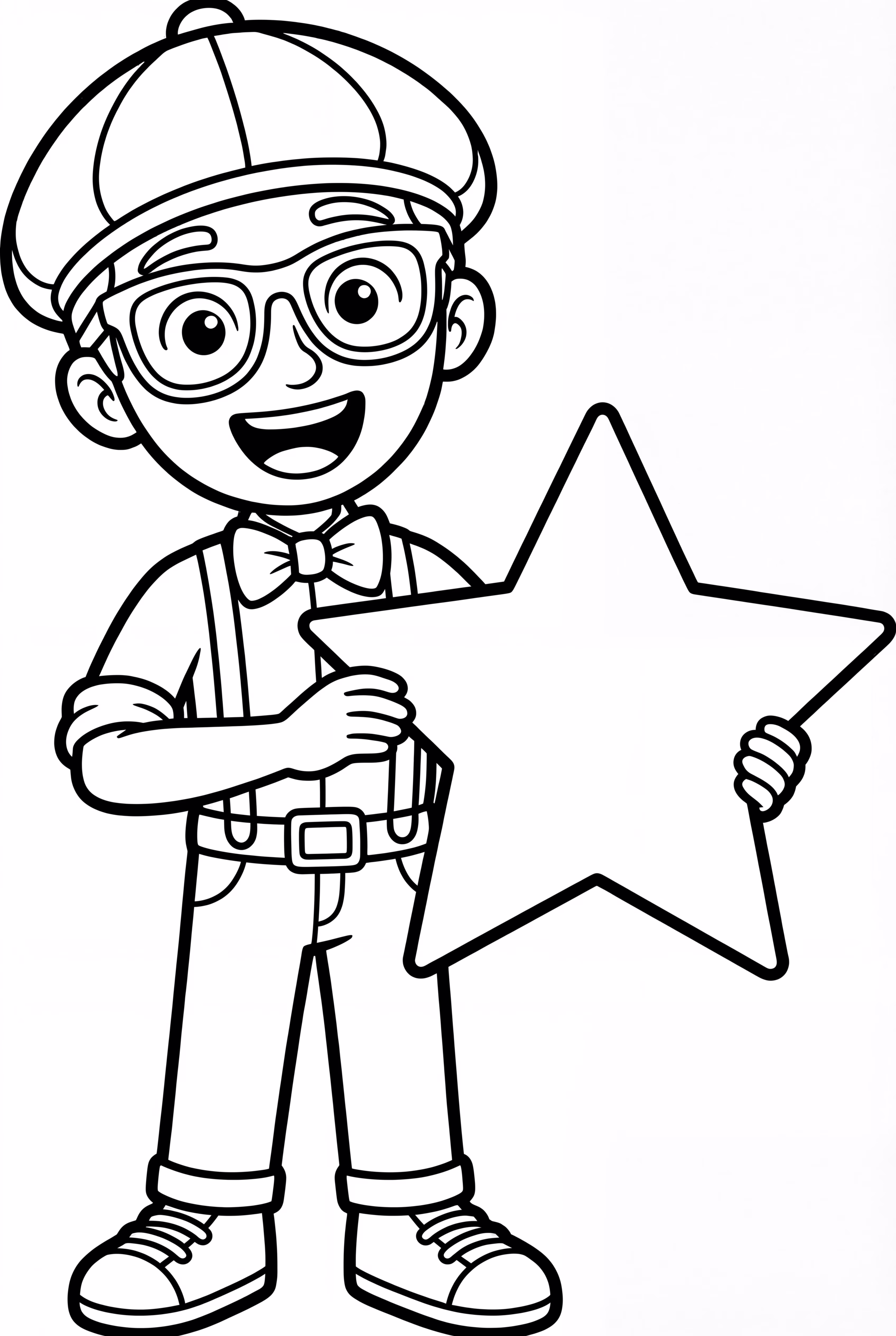 Blippi Holding A Star