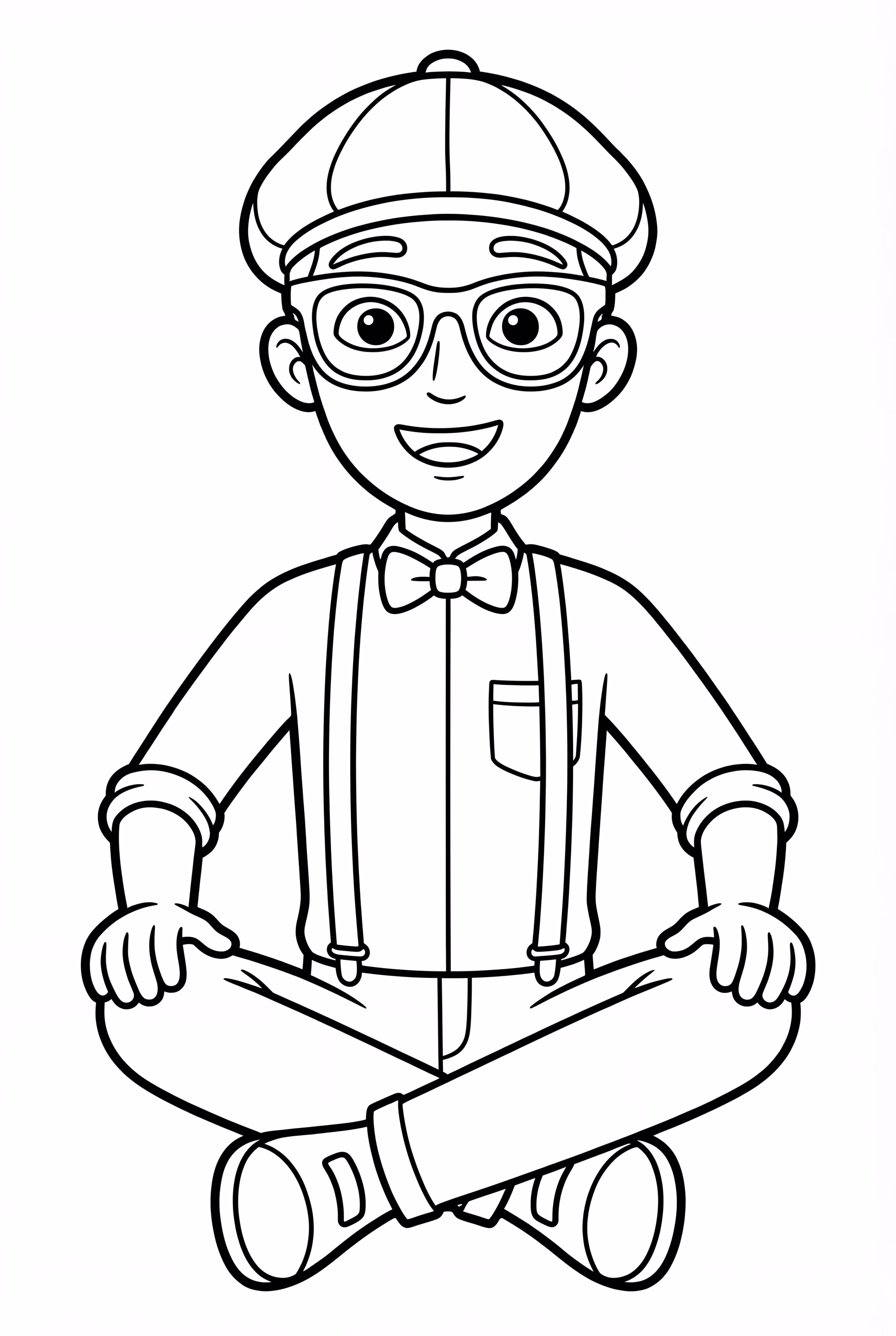 Blippi Sits Criss-Cross Applesauce