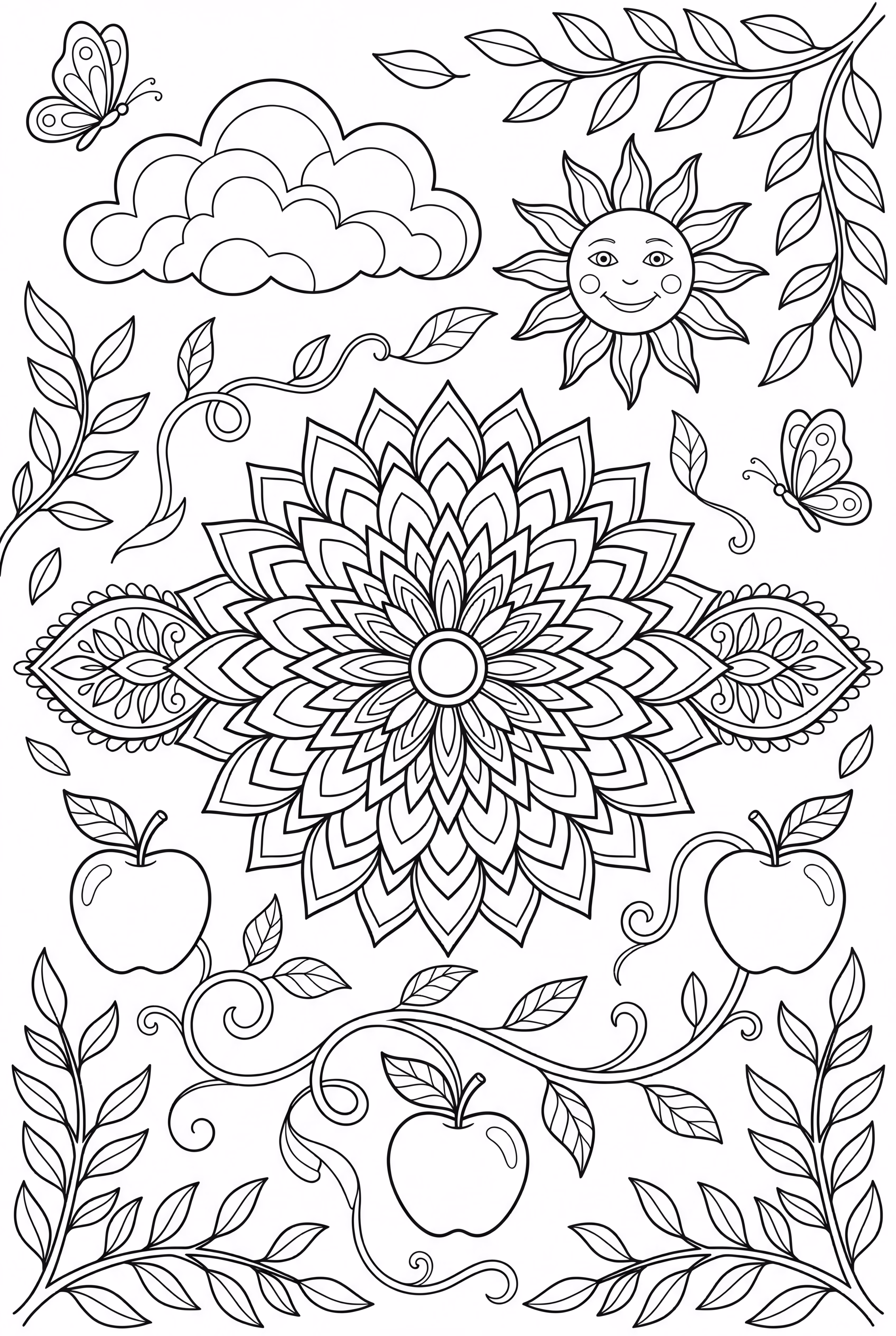 Blooming Garden Of Eden Mandala