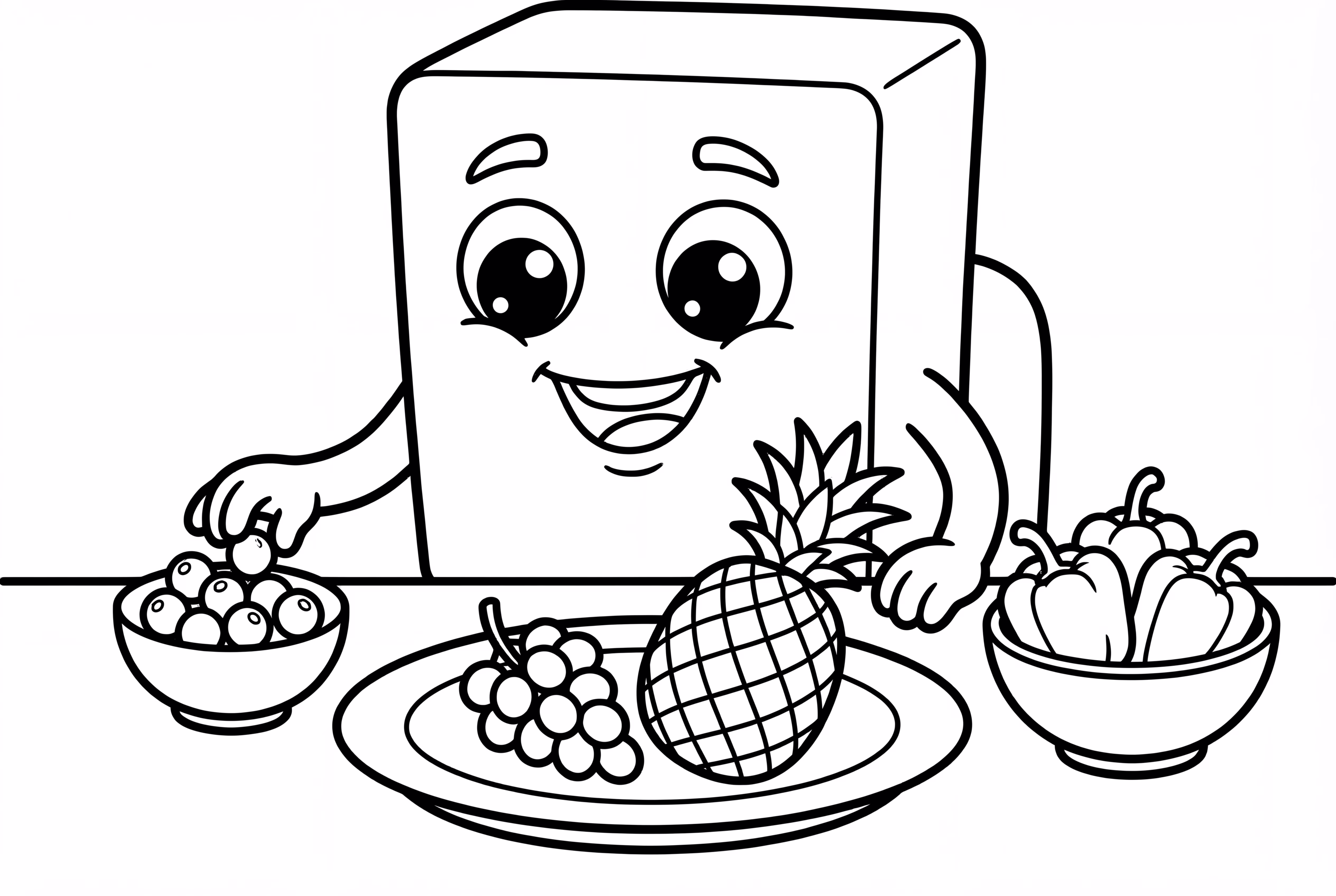 Blue In A Plate Of Many Colours