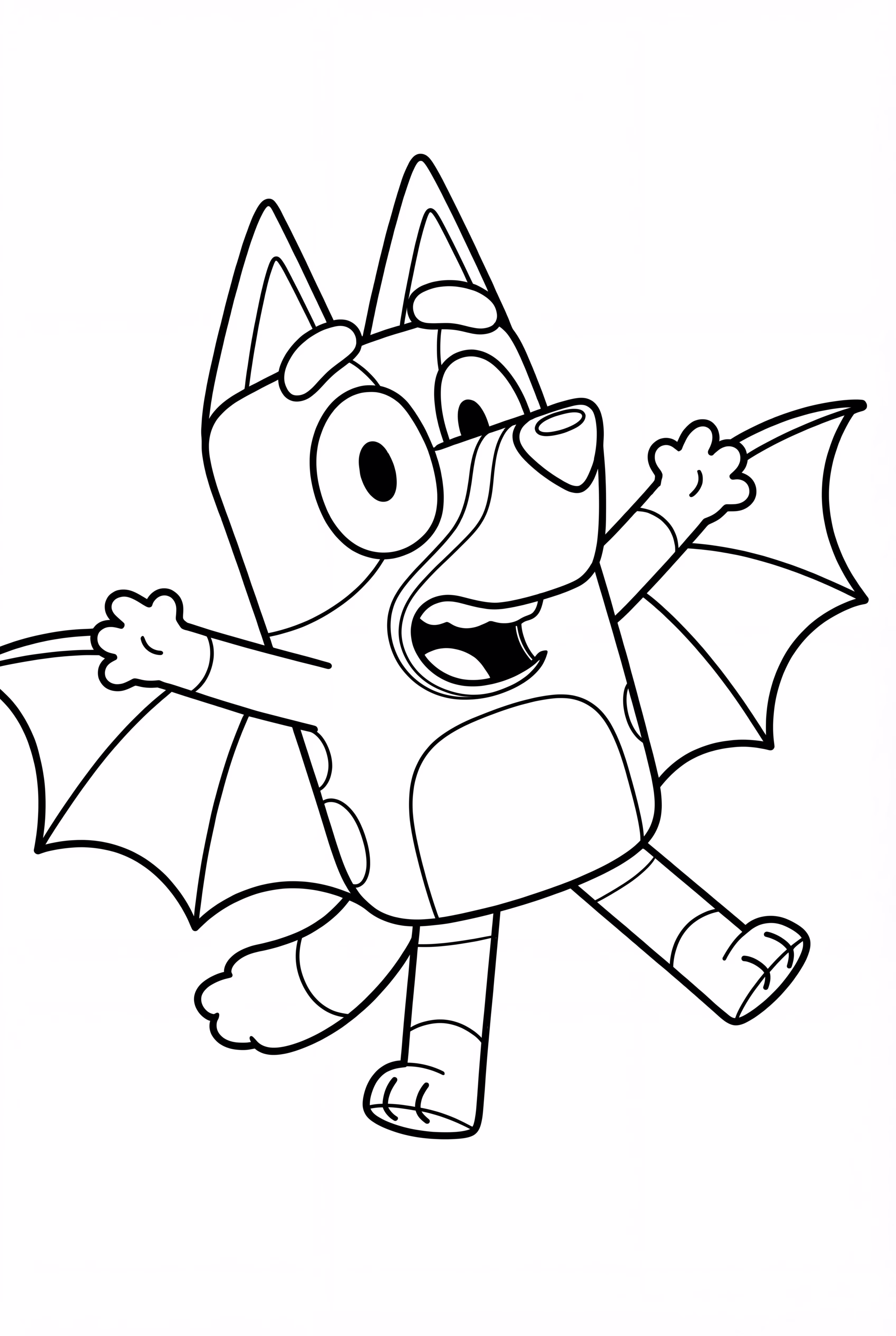 Bluey Chauve-souris volante d'Halloween