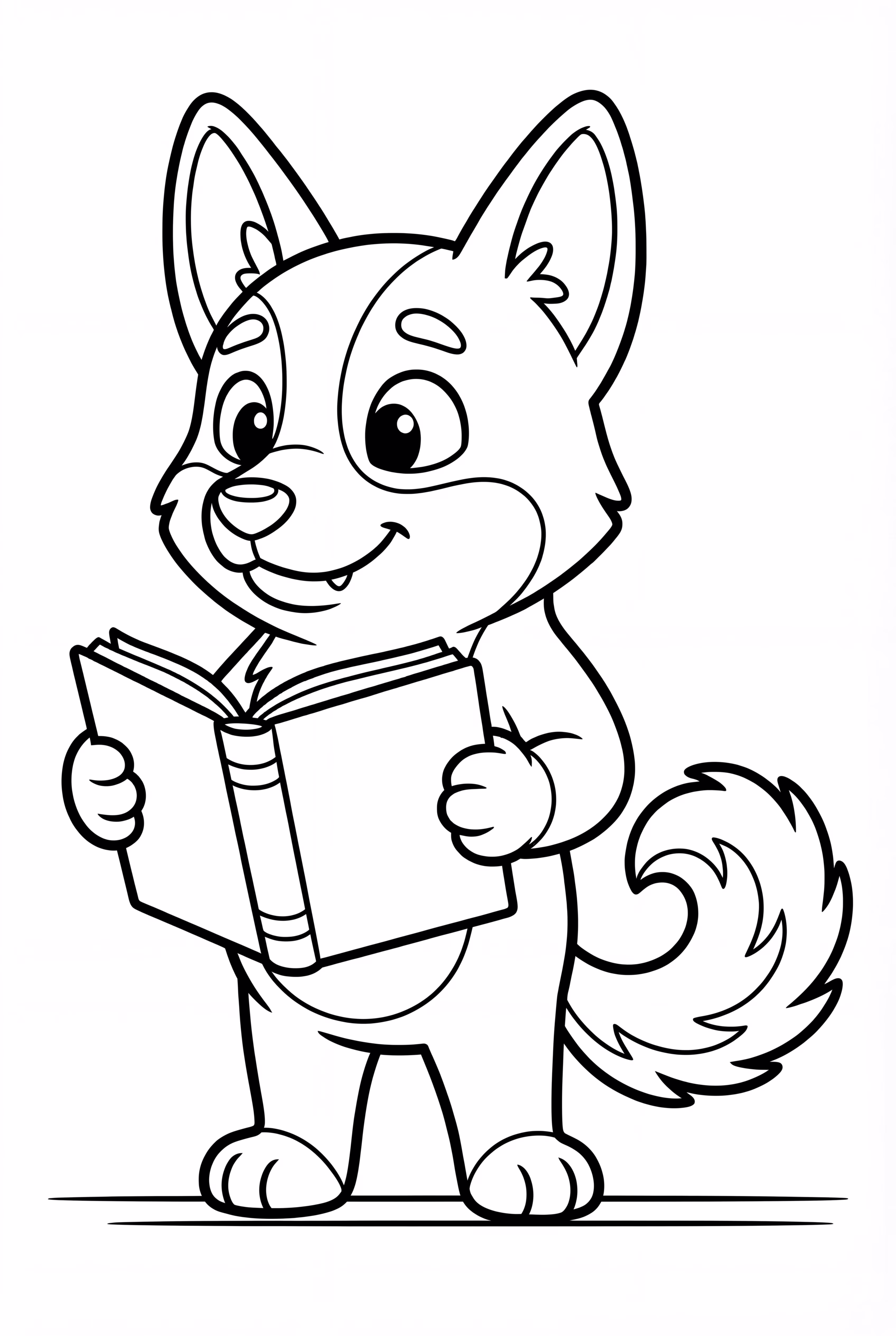 Bluey Mãe Lendo Histórias