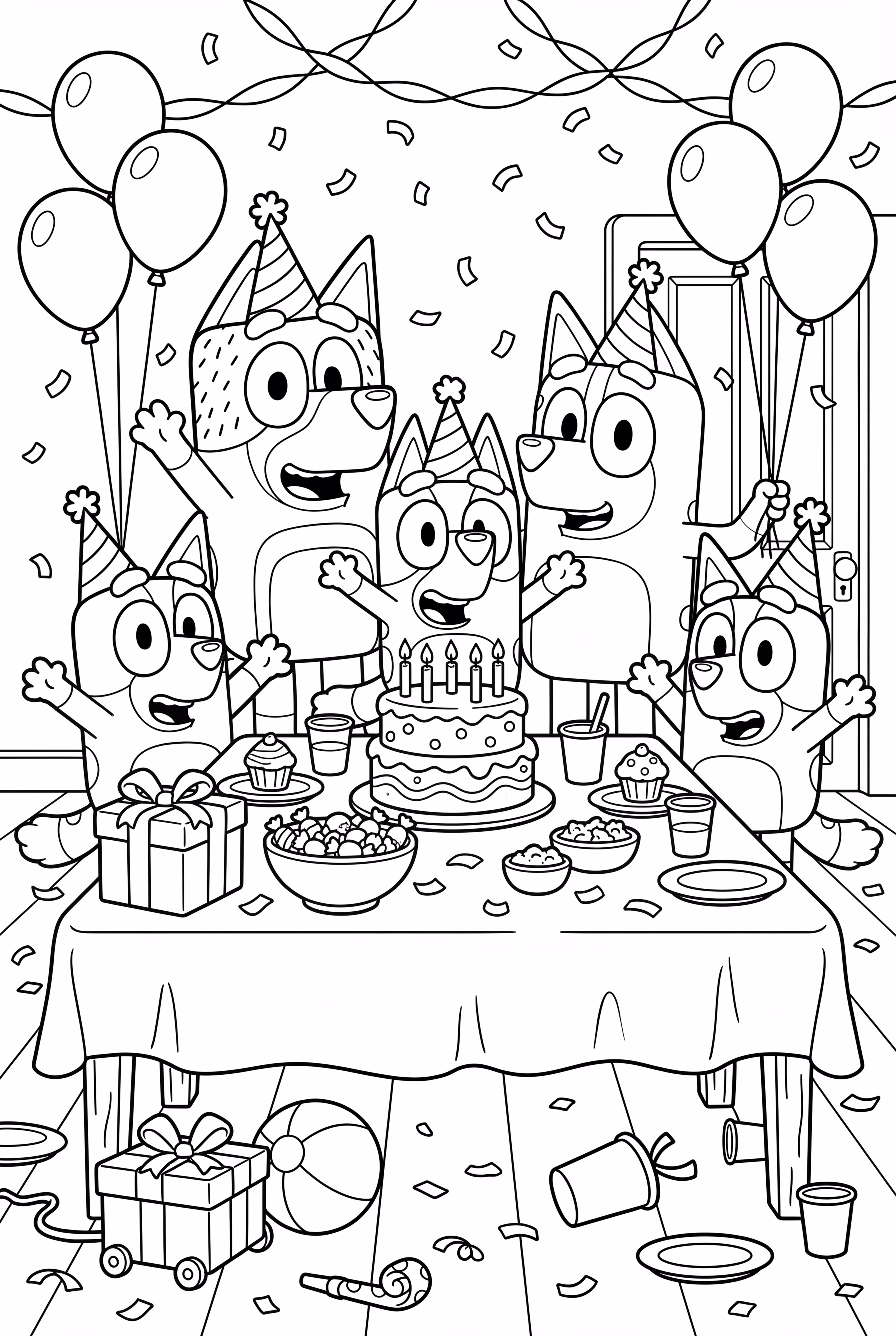 Bluey's Birthday Party With All Her Friends