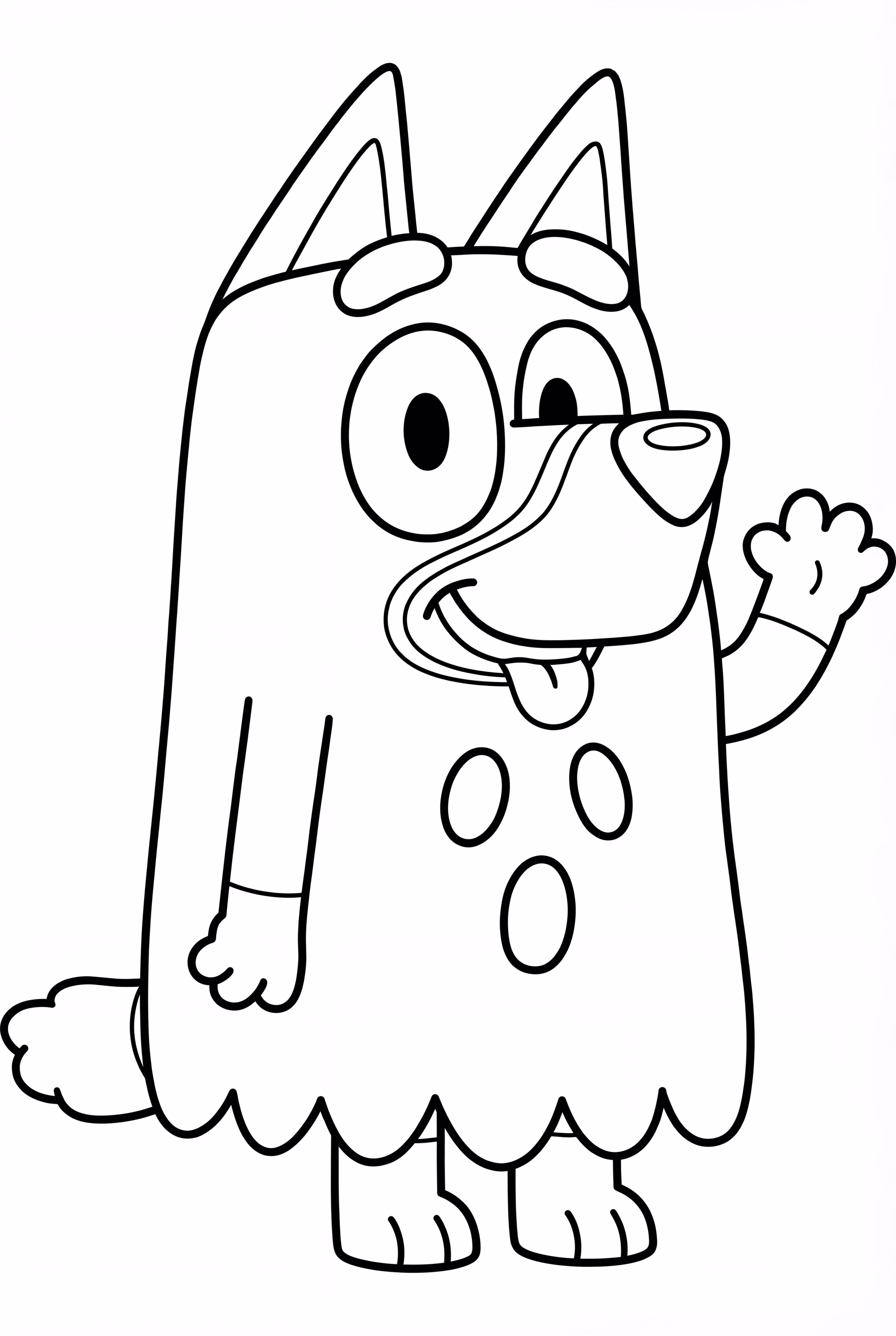 블루이 할로윈 인사