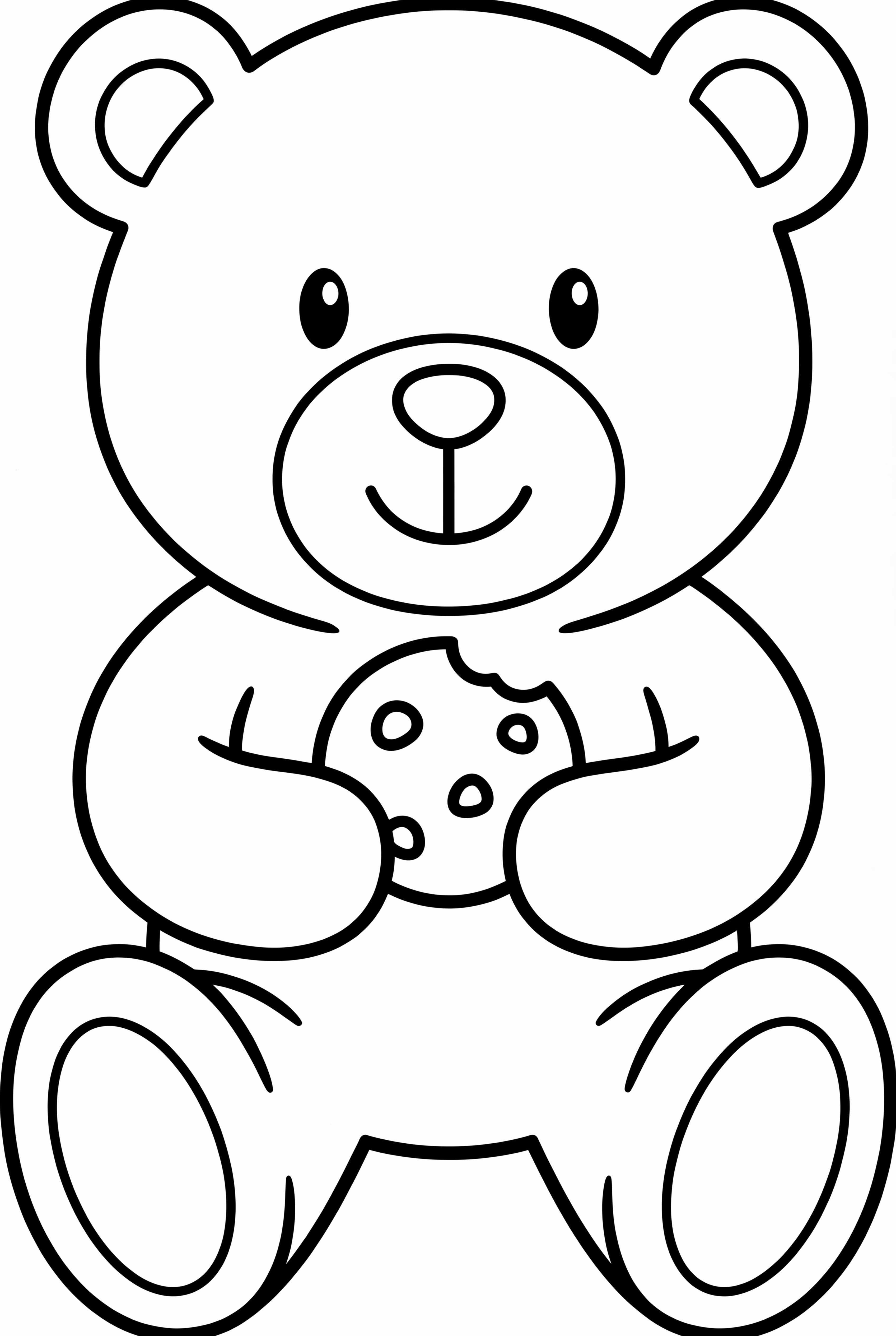 Bobbie Goods Bear Holding A Single Cookie