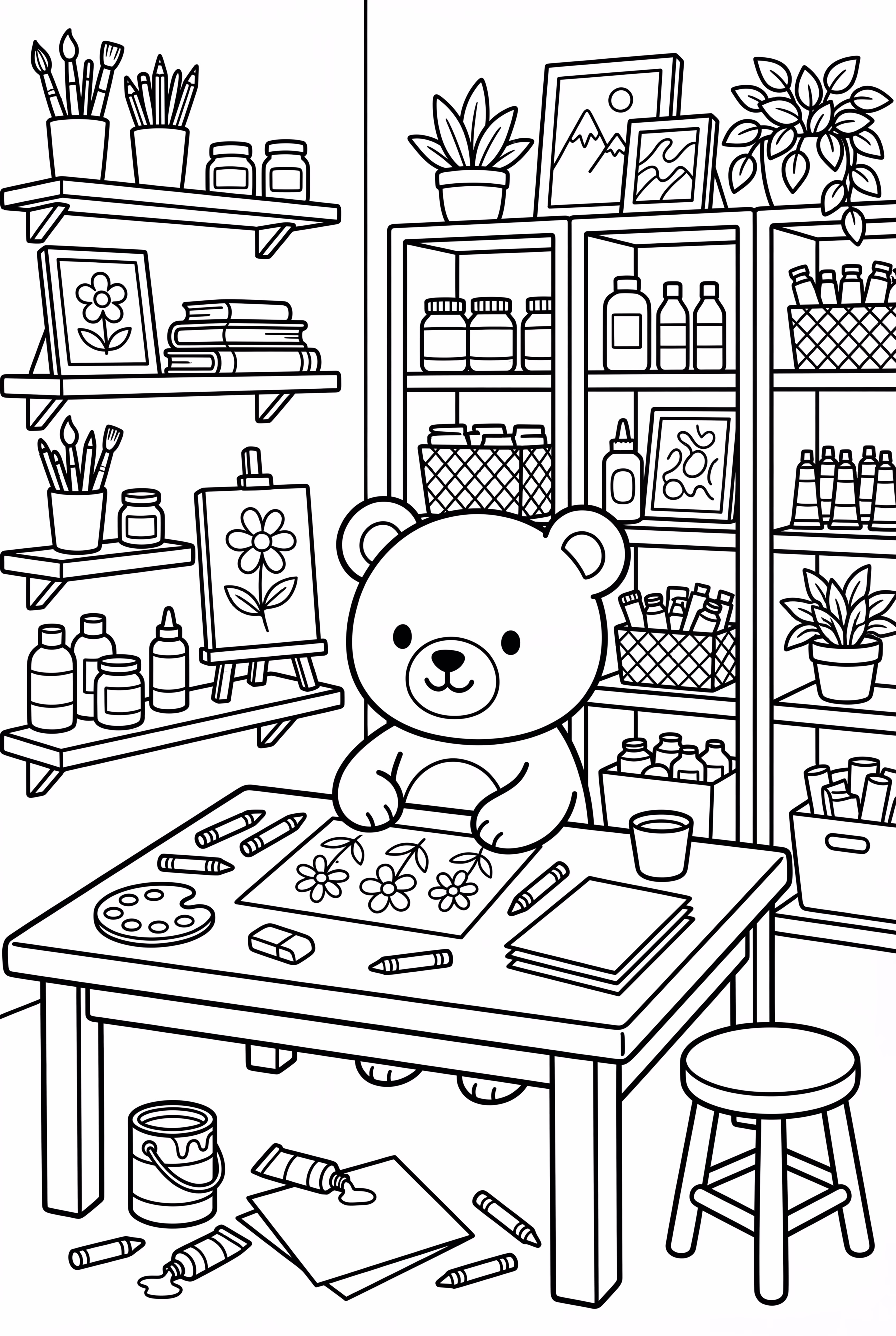 鲍比·古兹熊的满载艺术工作室