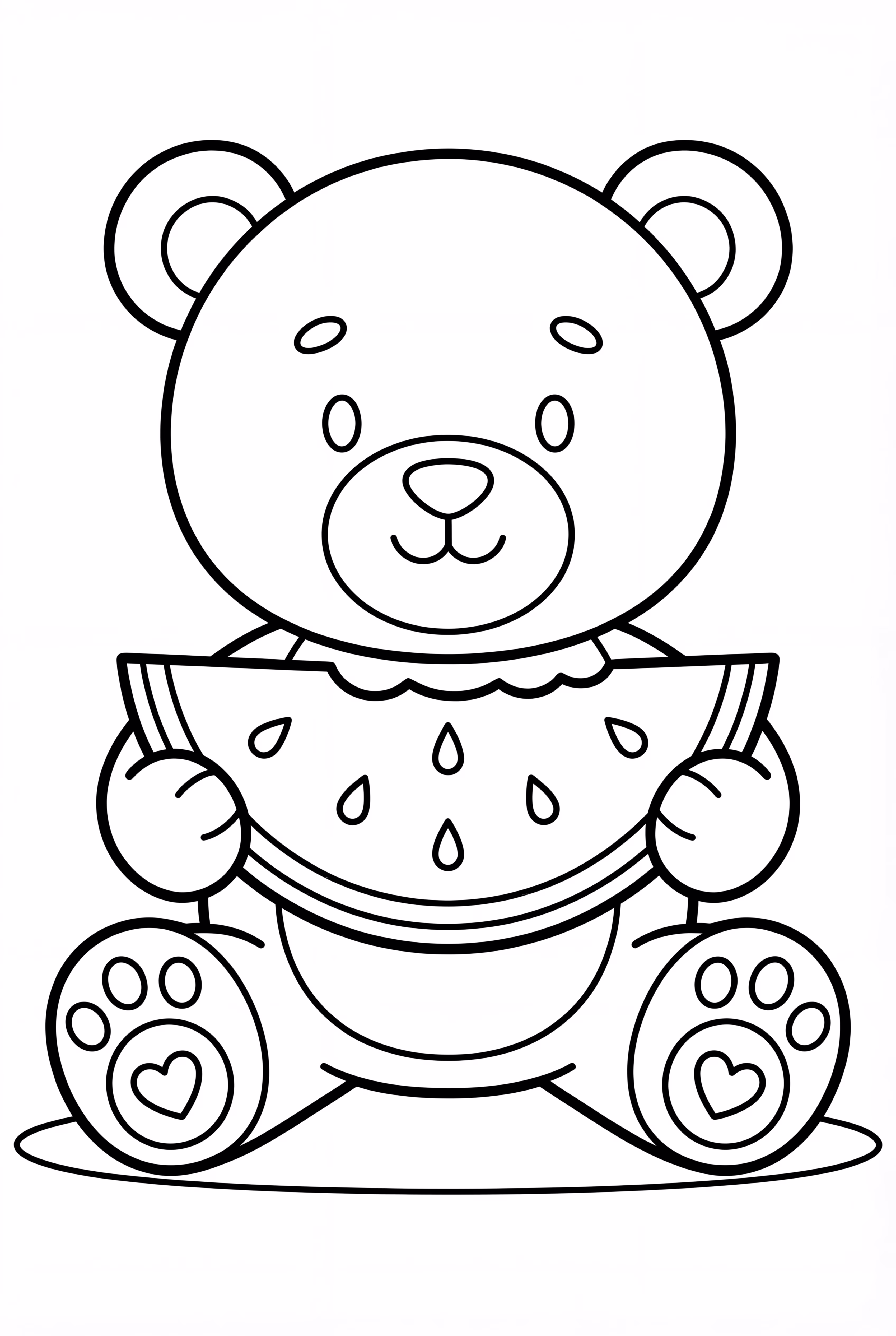 Bobbie Goods Bear With A Slice Of Watermelon