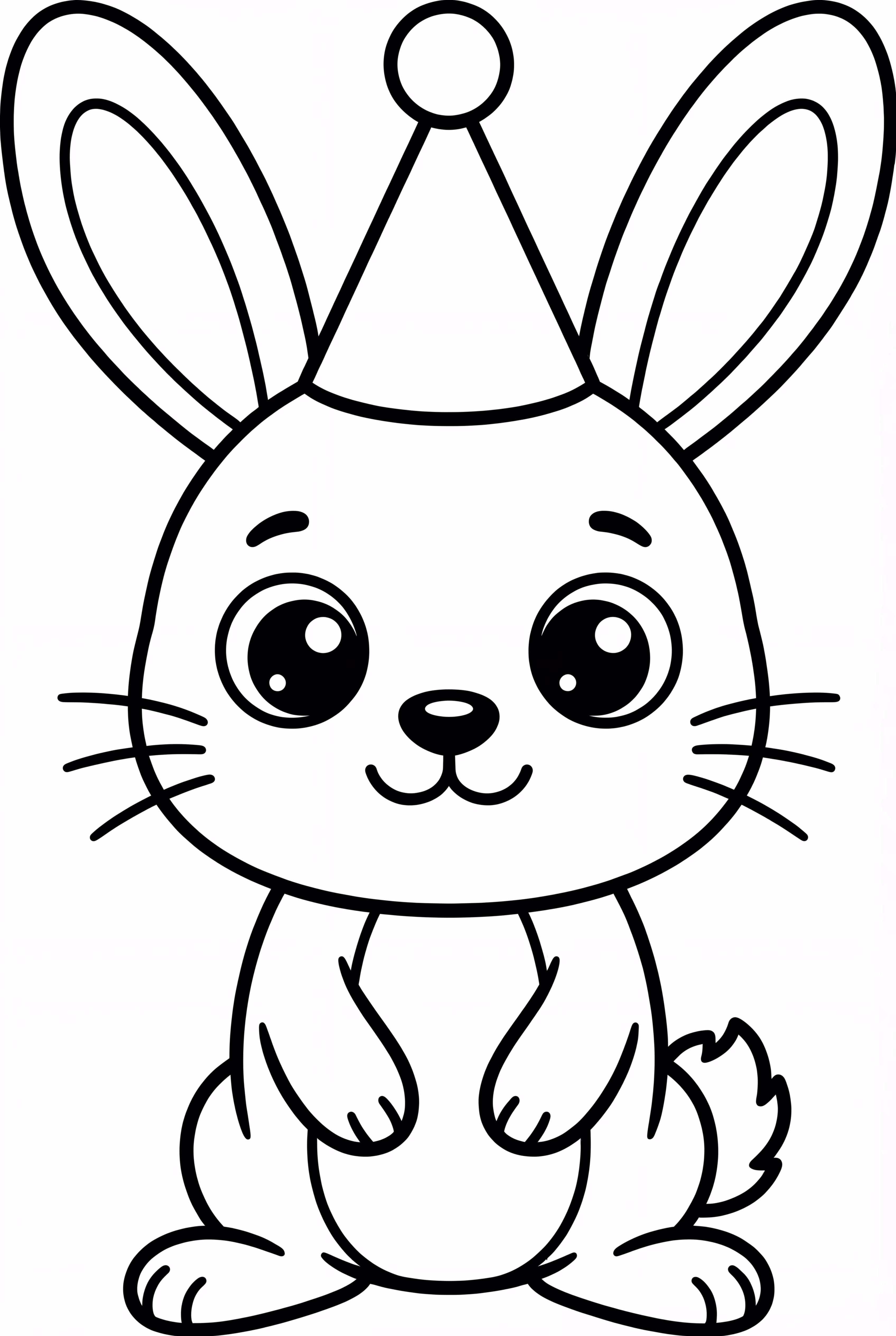 パーティーハットをかぶったボビーグッズバニー