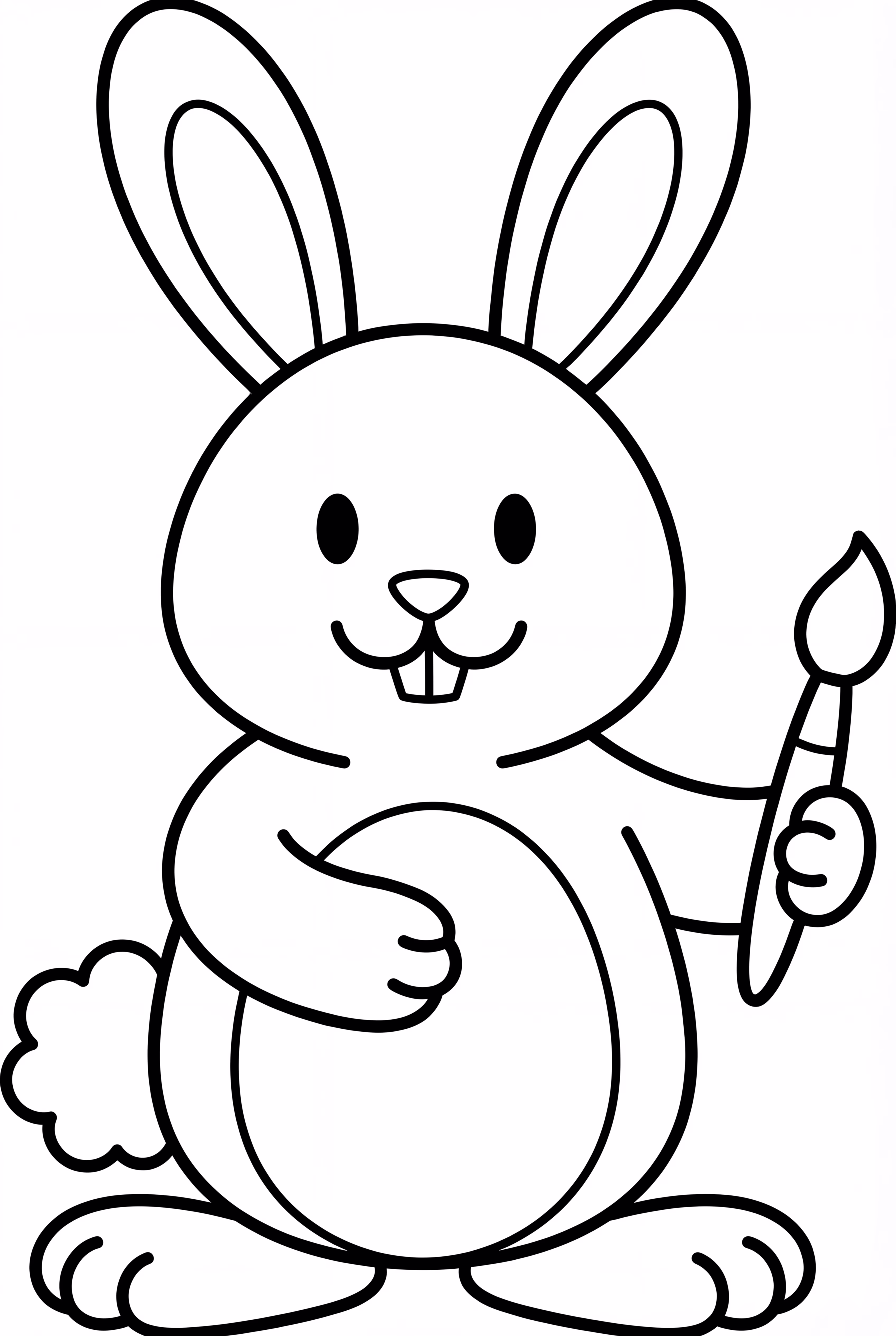 Bobbie Goods Bunny With A Small Paintbrush