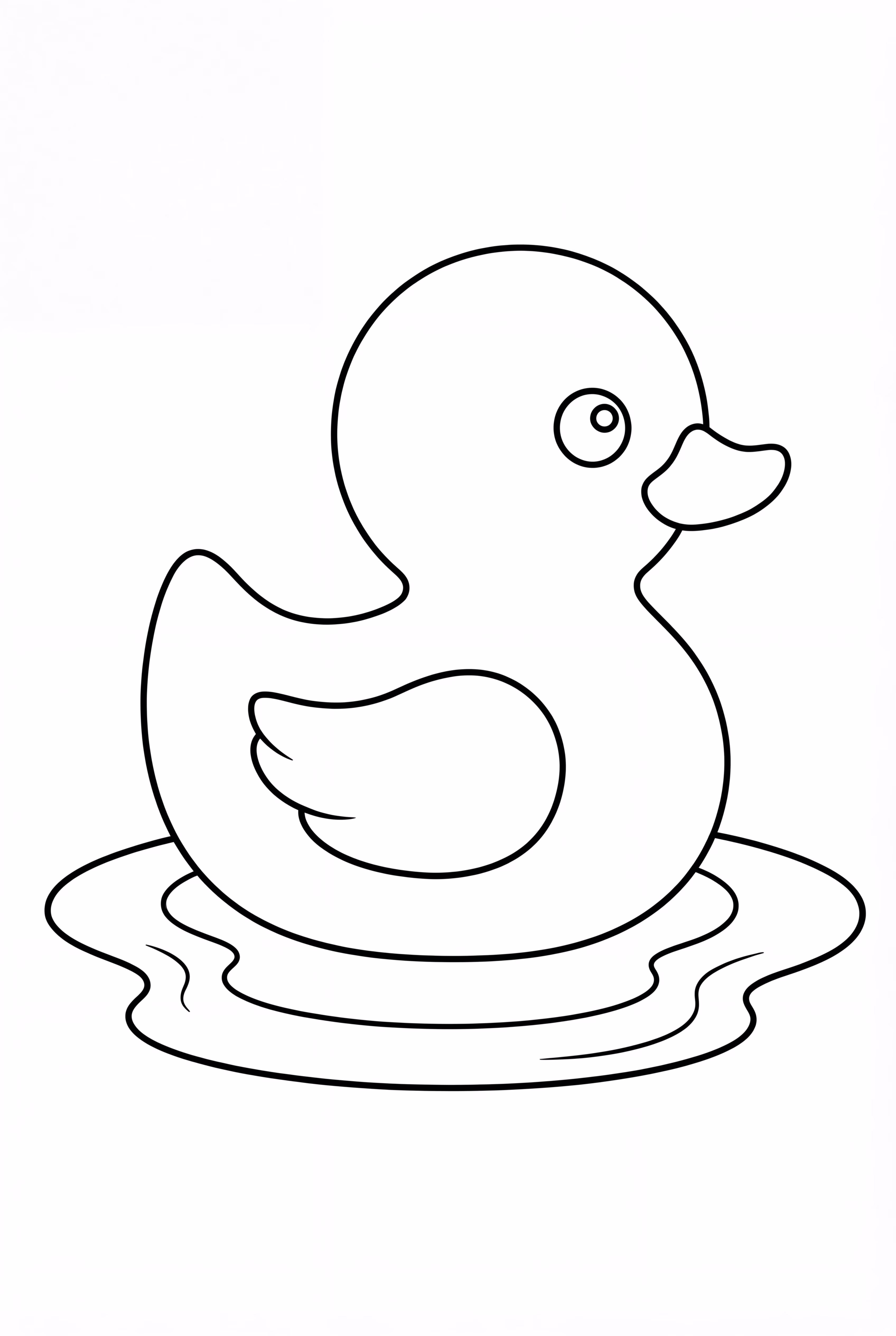 波比·古兹 站在水坑里的小鸭子