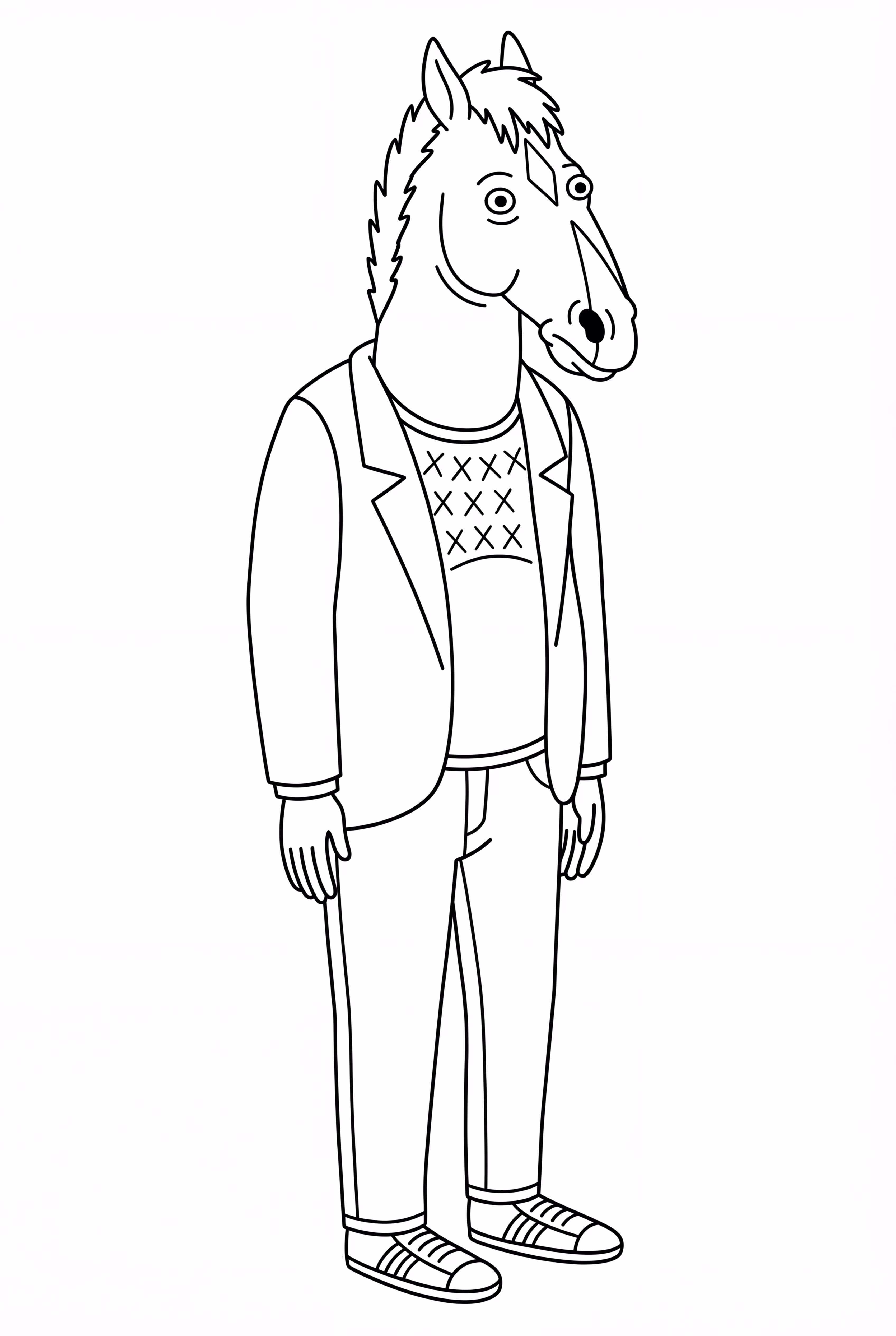 獨自站立的Bojack Horseman