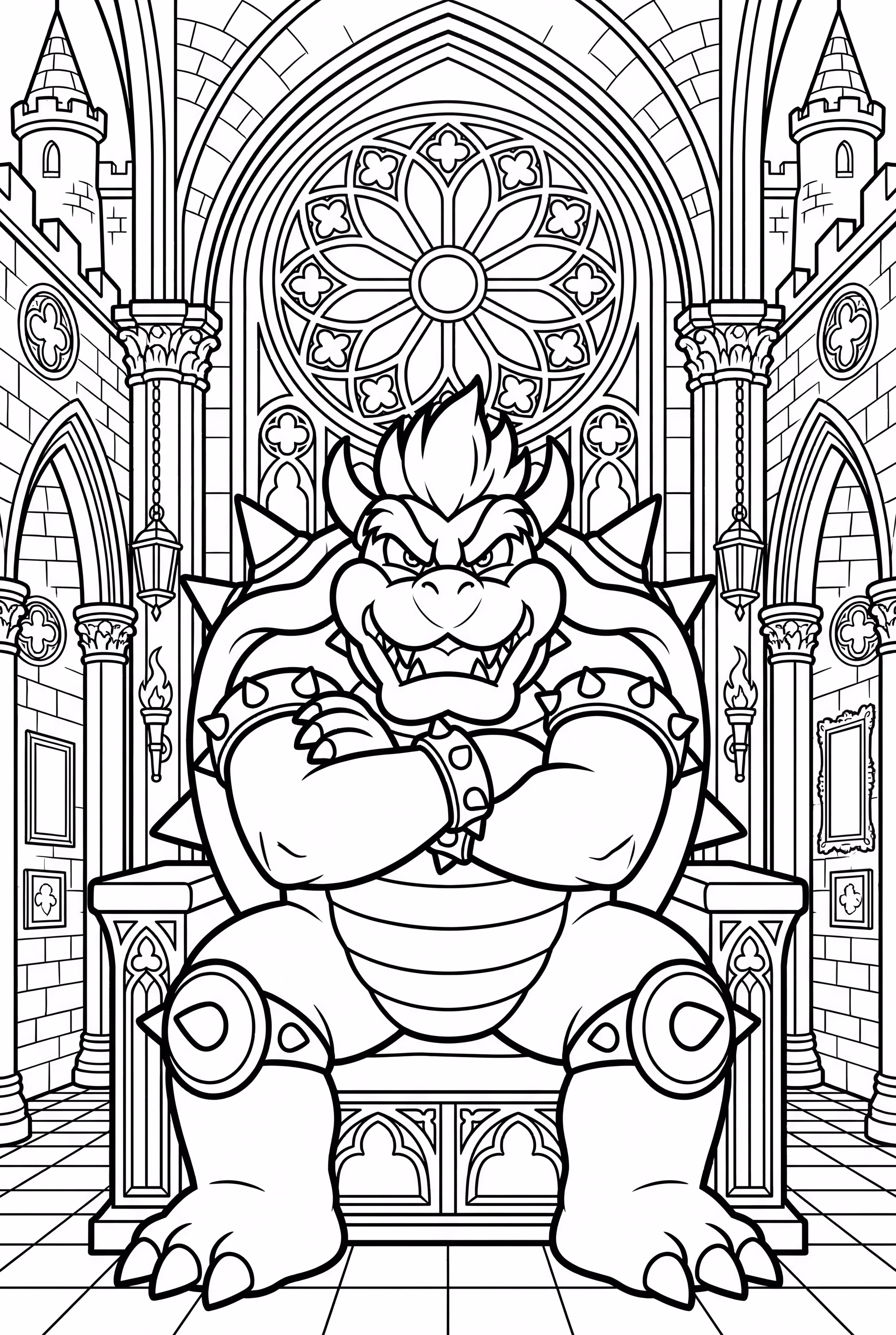 Bowser in His Castle