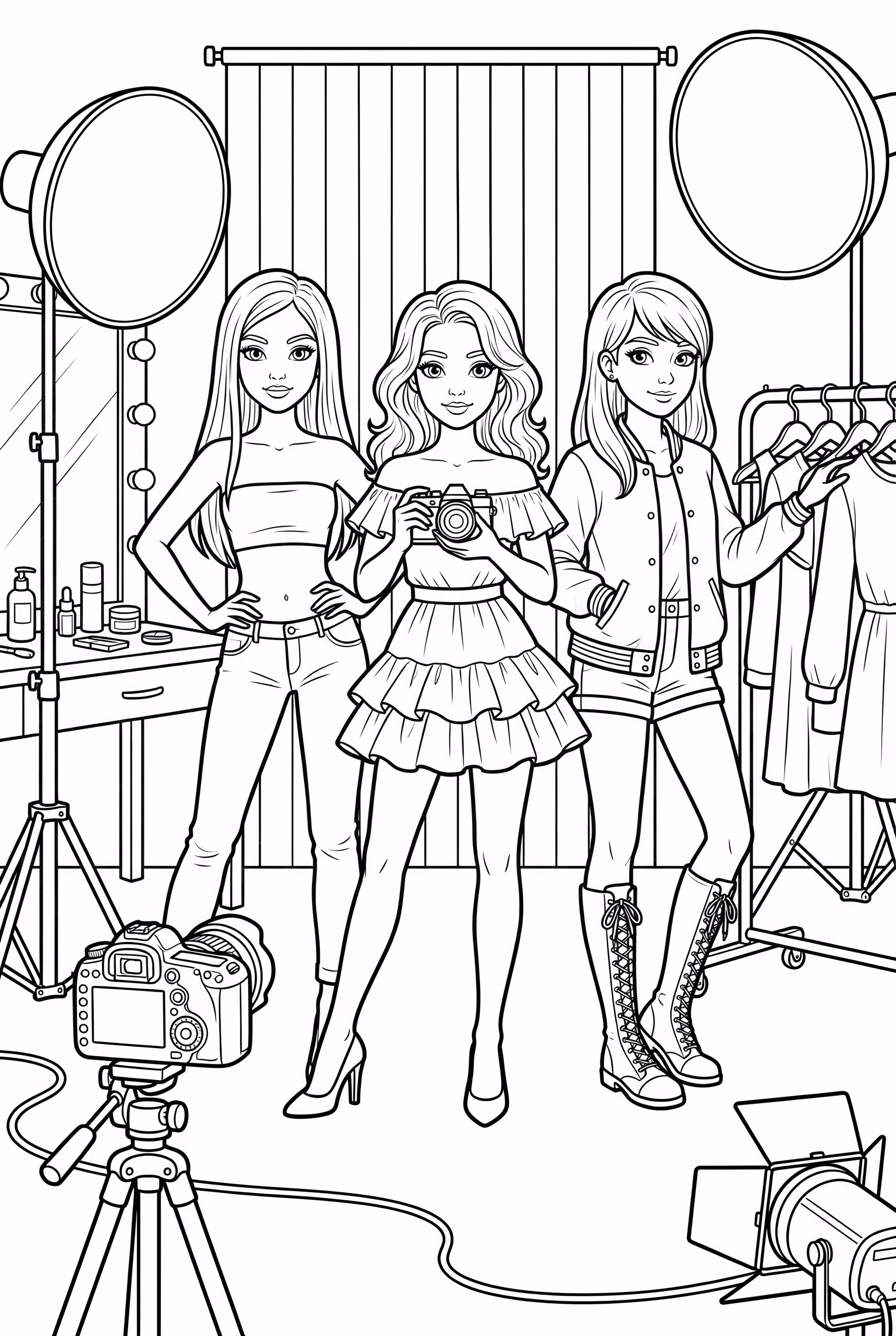 Bratz At A Fashion Photo Shoot