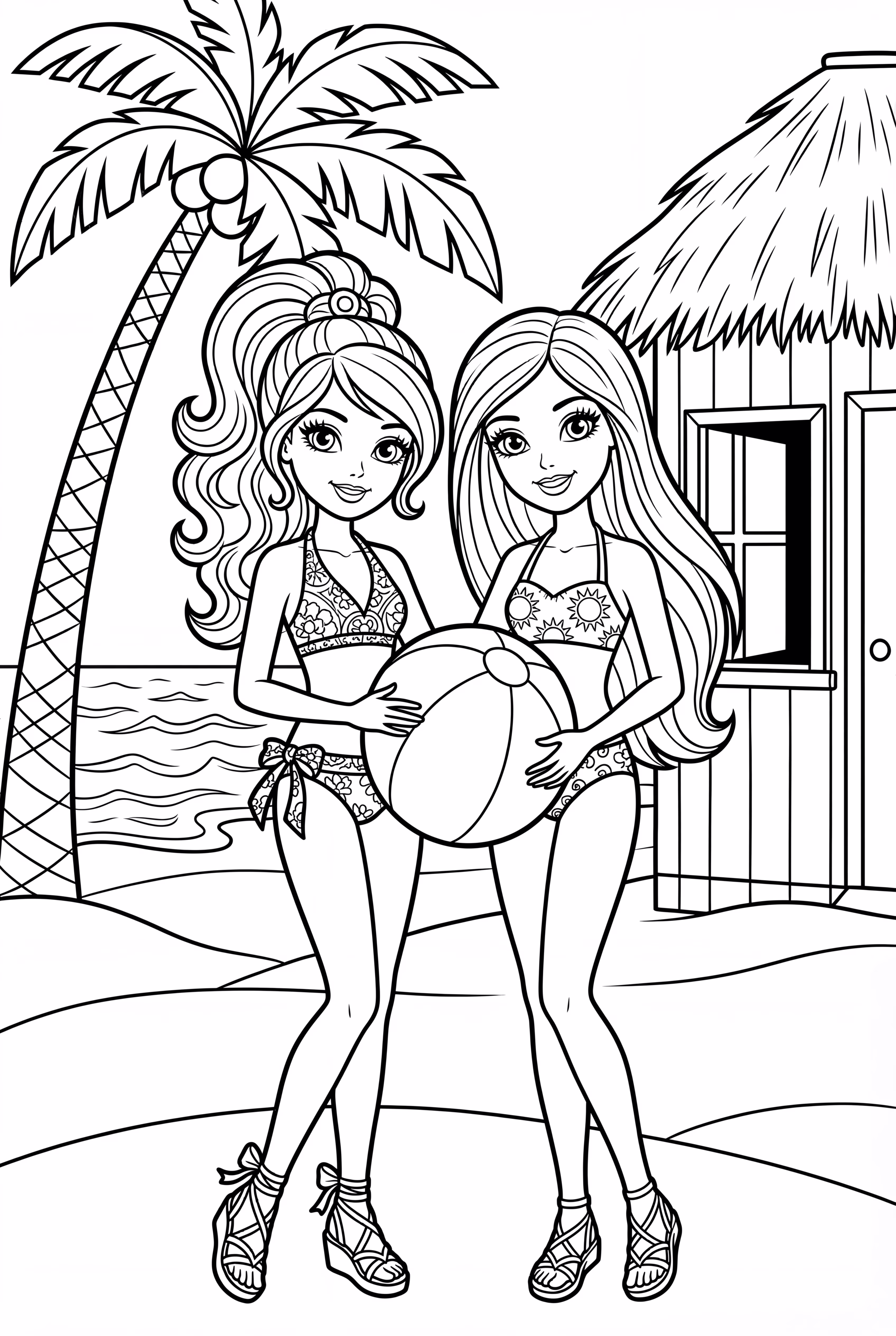 Bratz At The Beach House