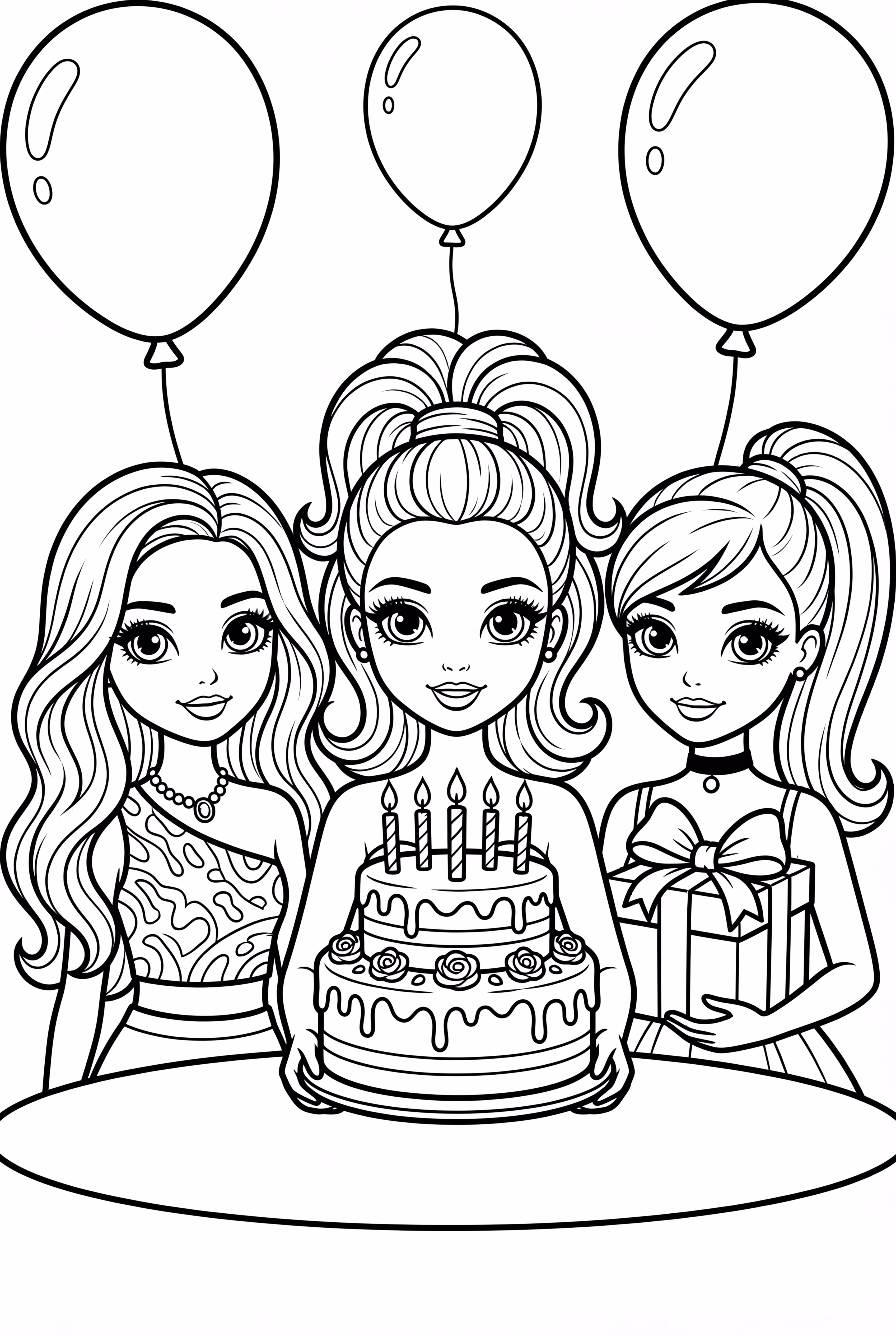 Bratz Celebrando una Sorpresa de Cumpleaños