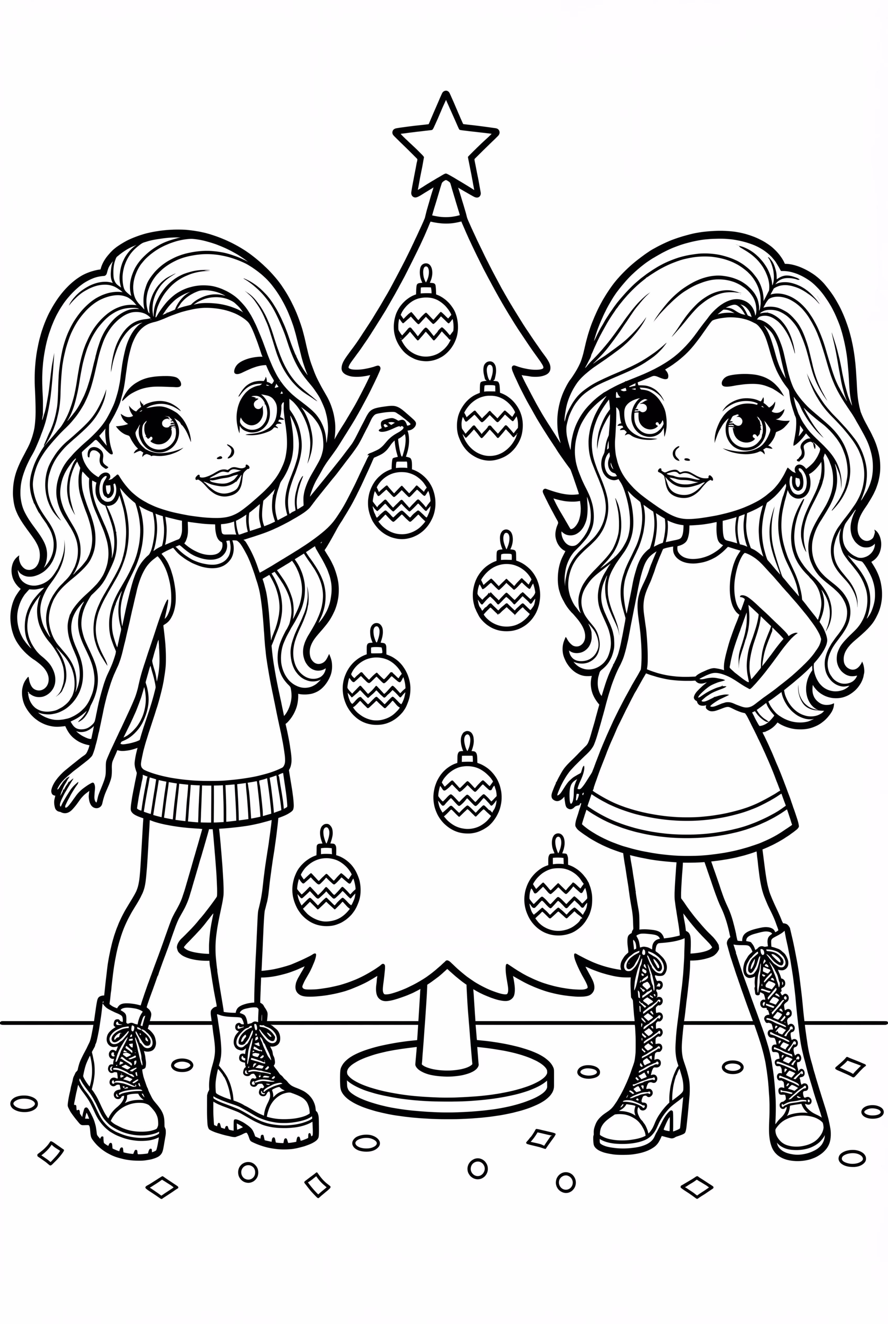 Bratz Decorating A Christmas Tree
