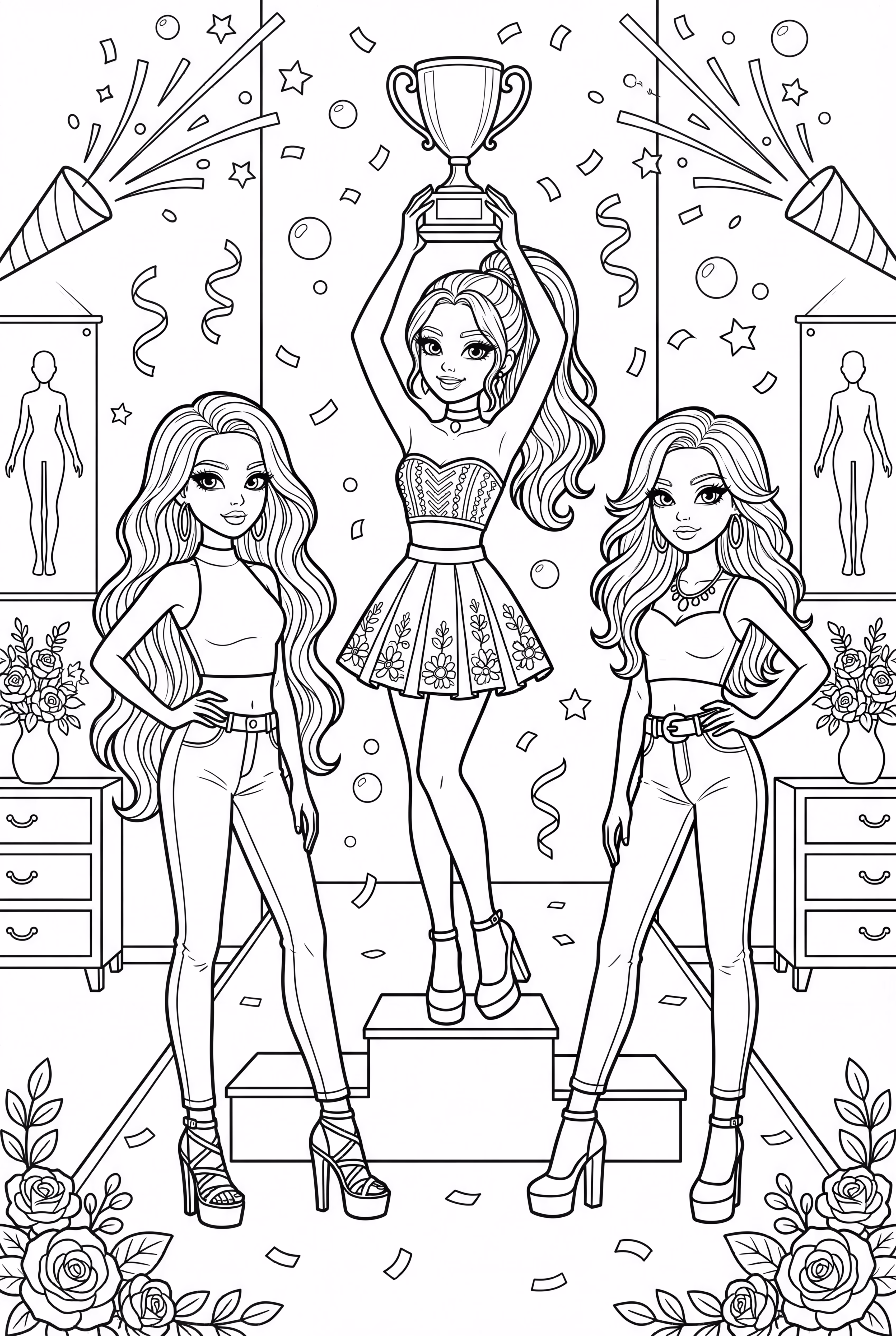 Bratz Winning A Fashion Trophy