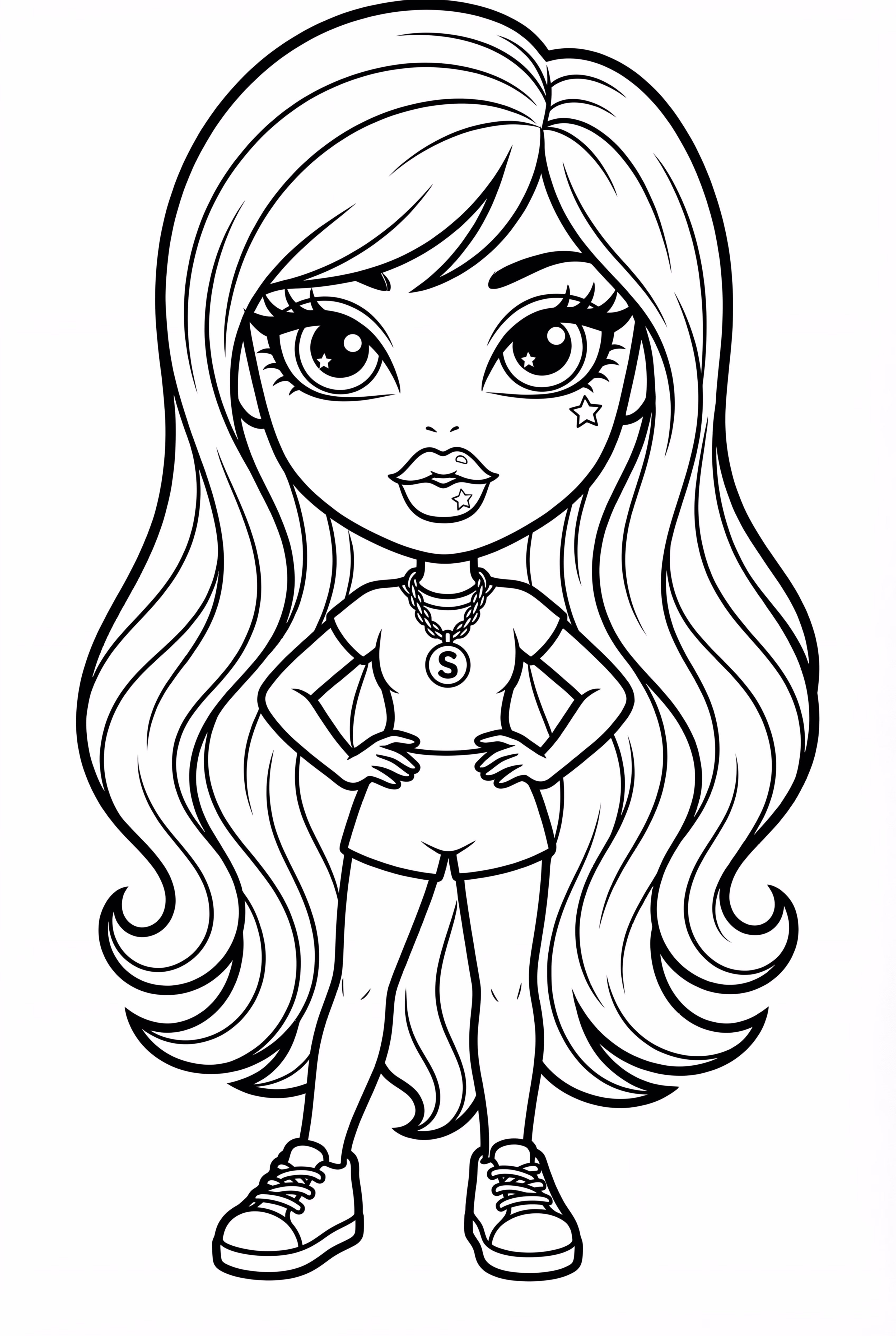 Bratz With Glittery Makeup