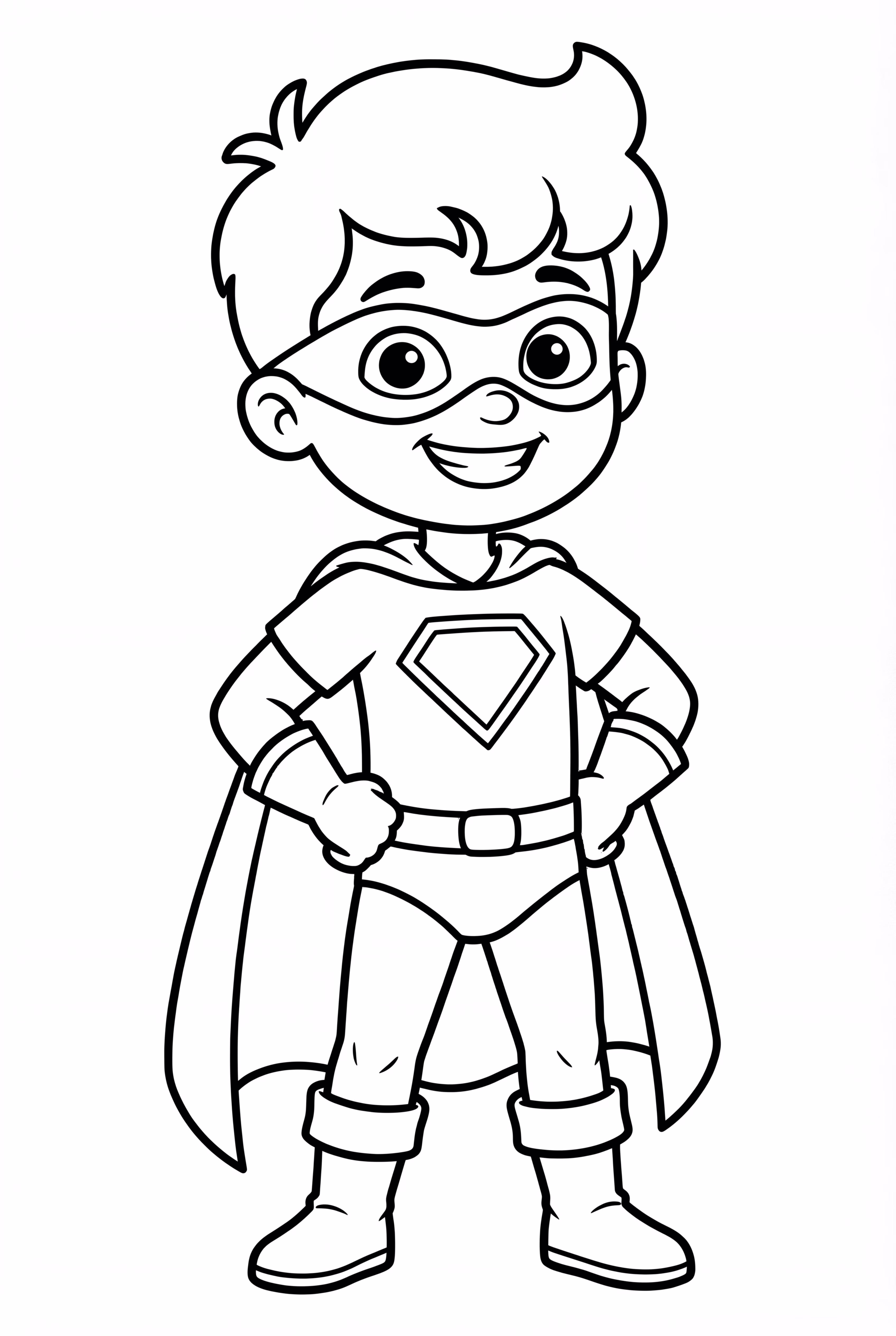 Brave Boy Superhero