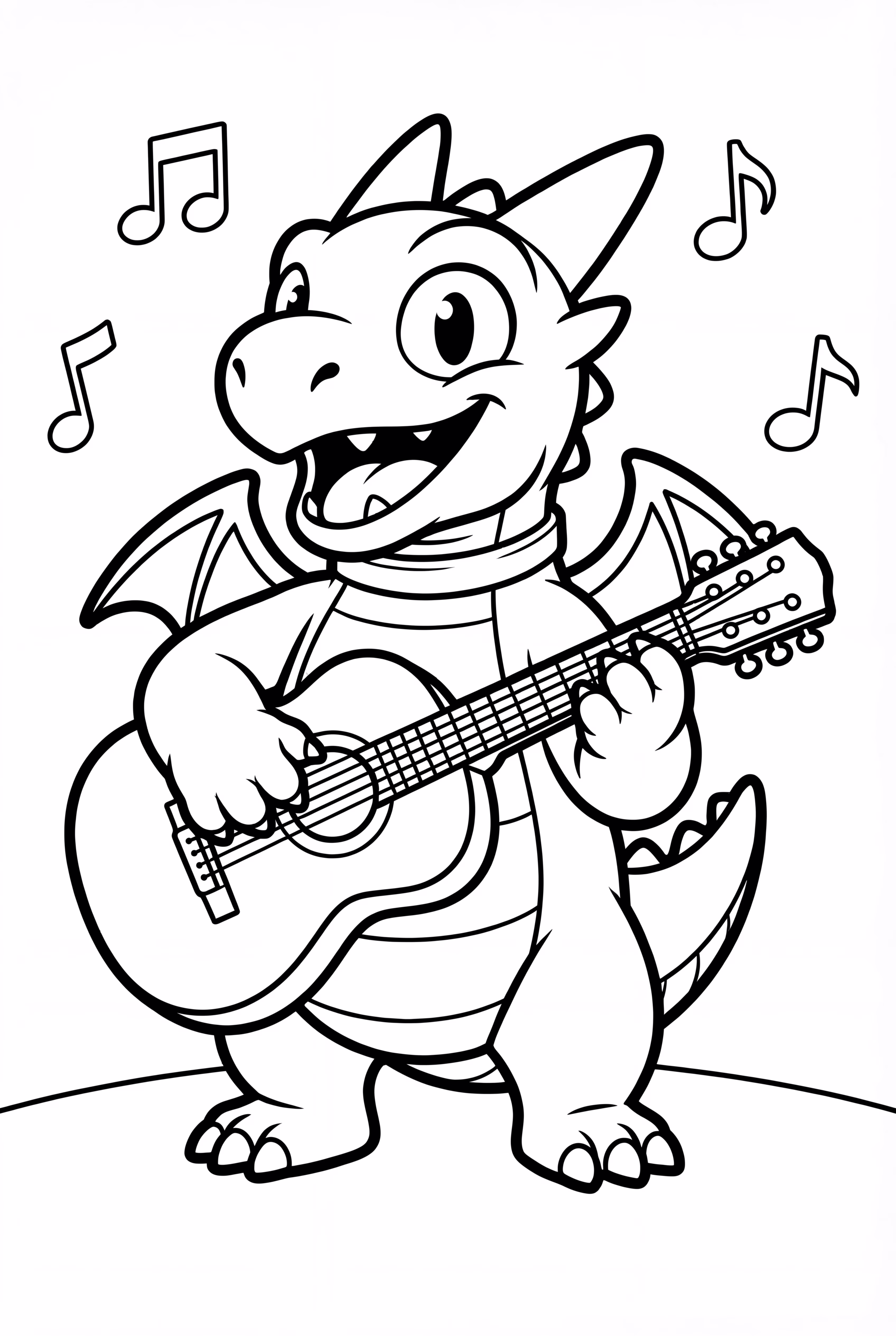 Brawl Stars Draco jouant de sa guitare