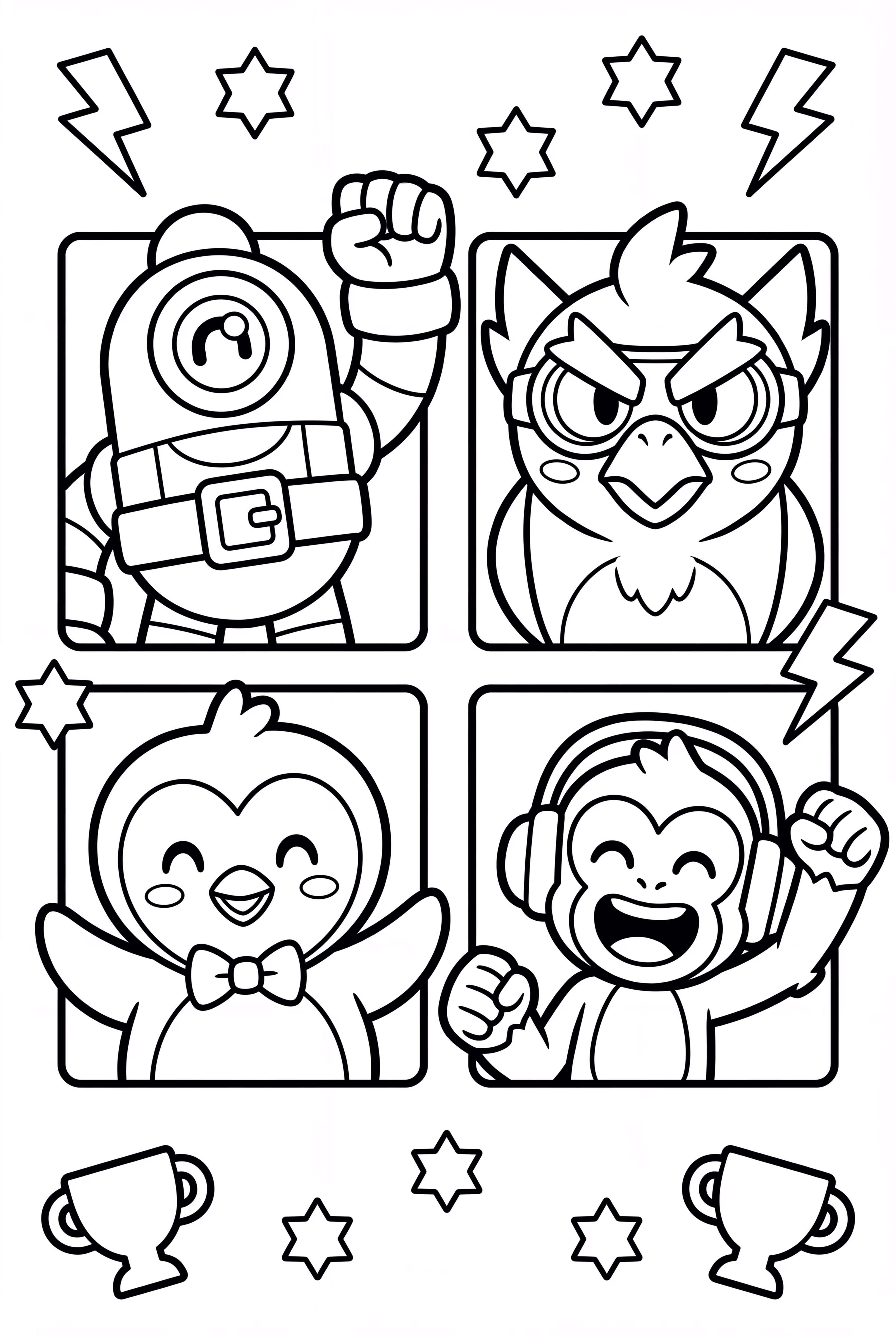 Brawl Stars Legendary Brawlers Assembled