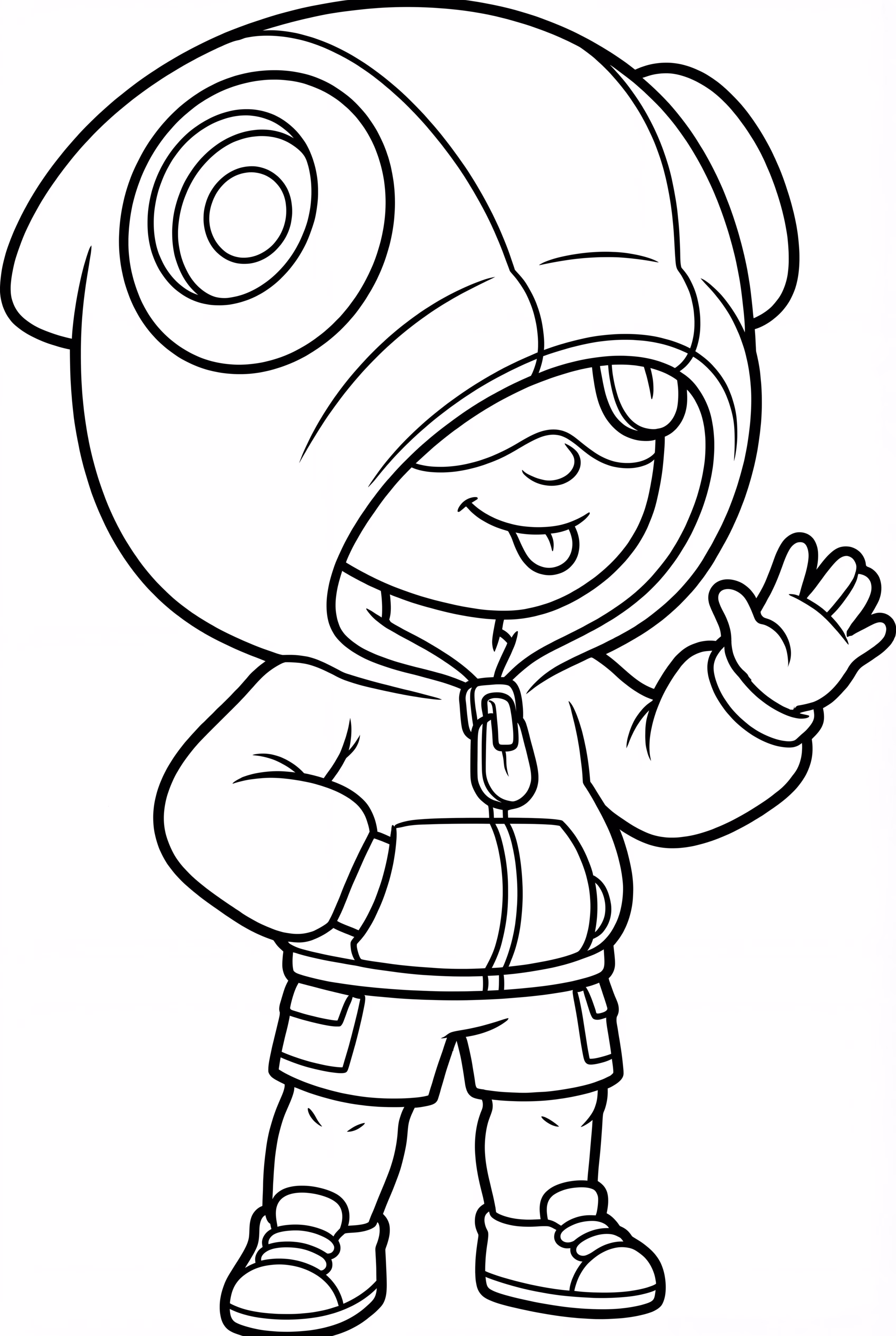 Brawl Stars Leon dans son sweat à capuche