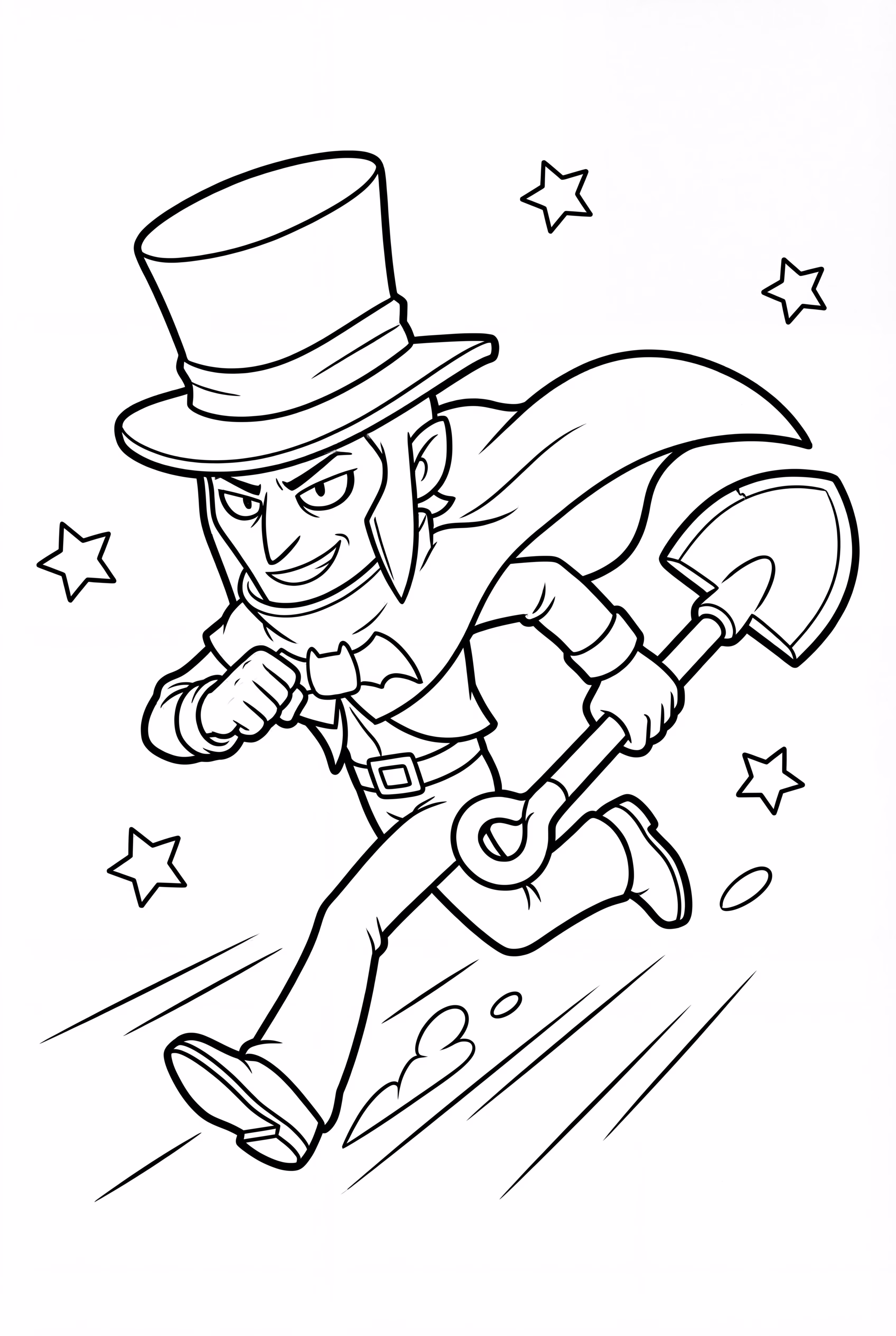 Brawl Stars Mortis Dashing With His Shovel