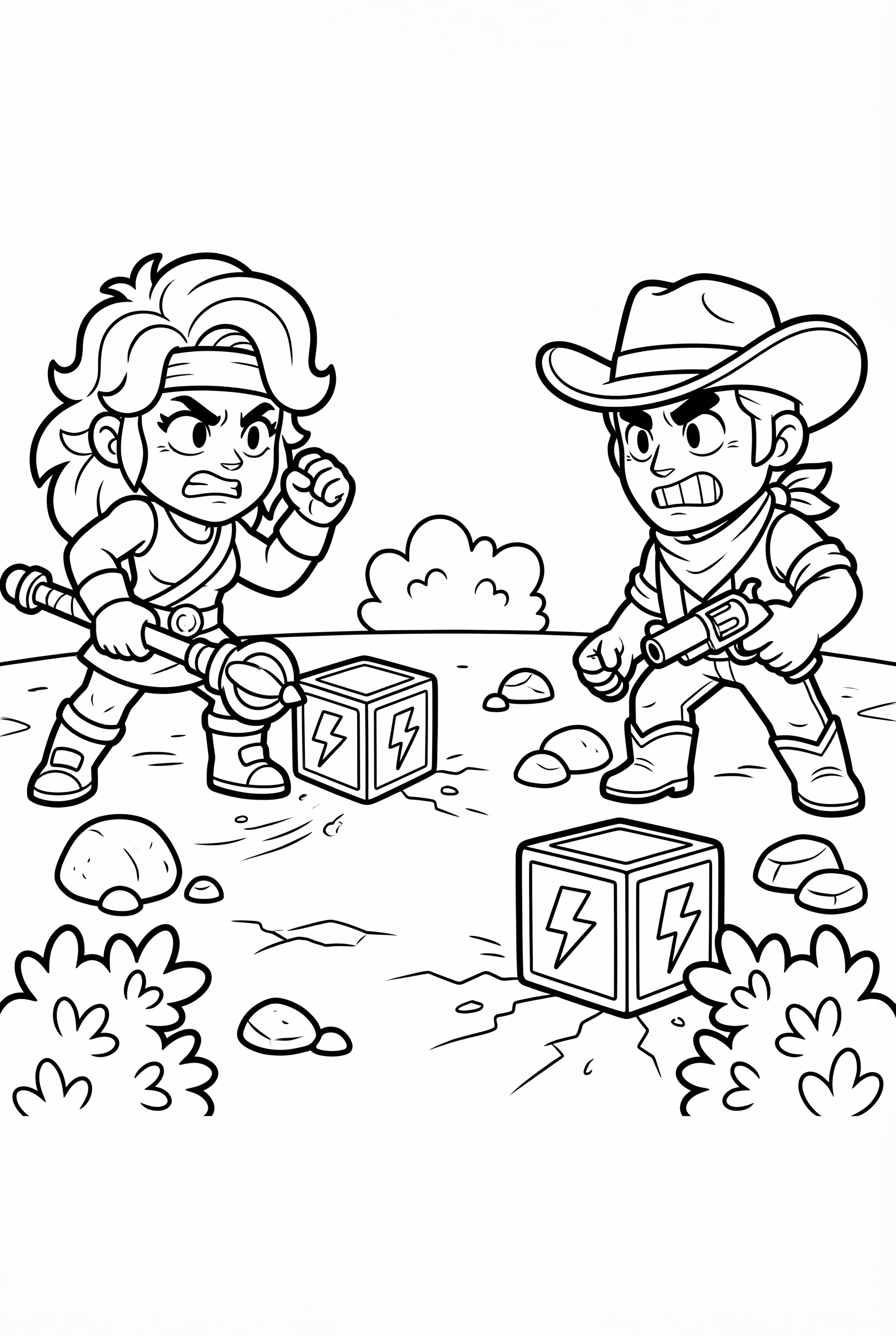 Combat final à deux de Brawl Stars Showdown