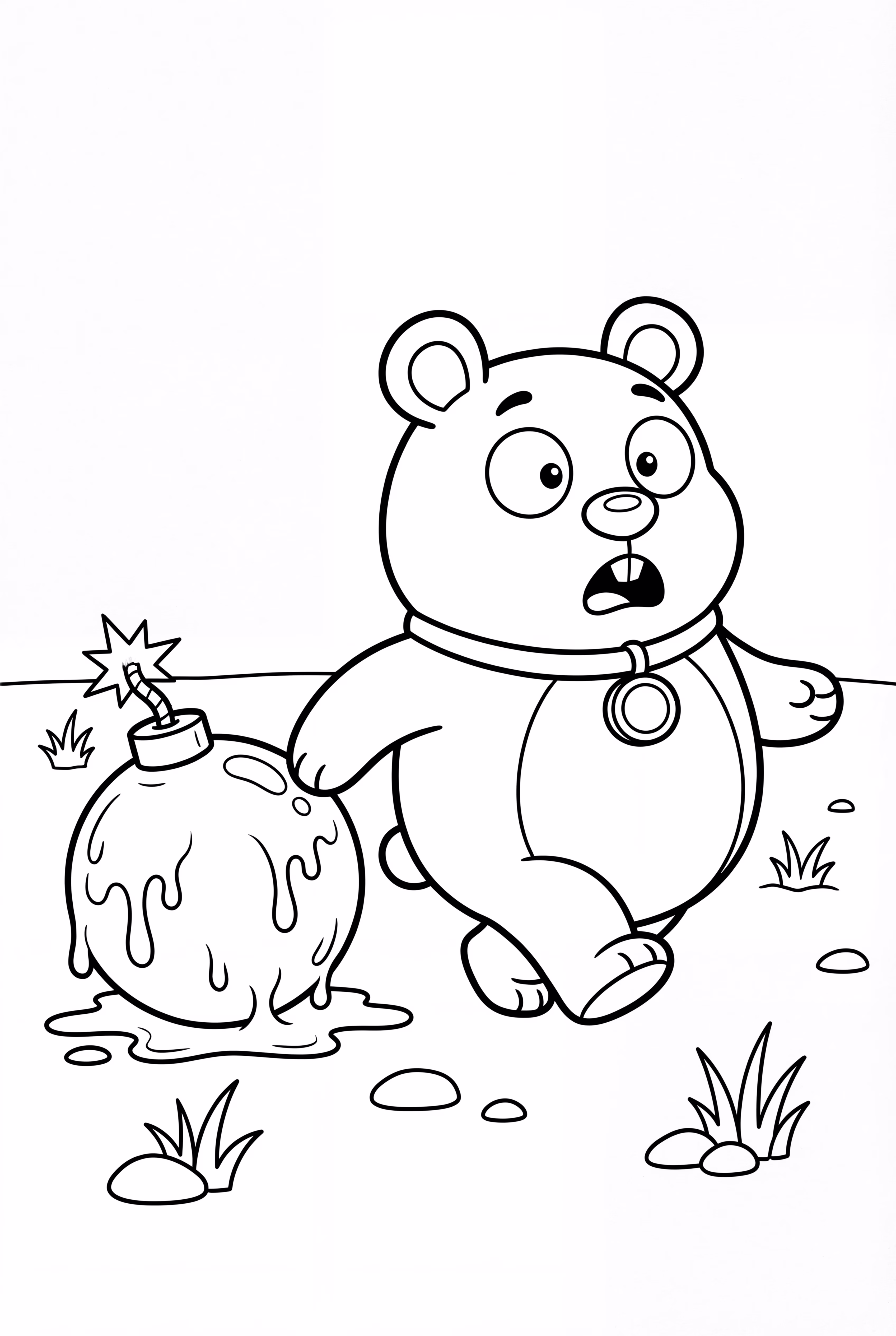 Brawl Stars Squeak laissant une bombe collante