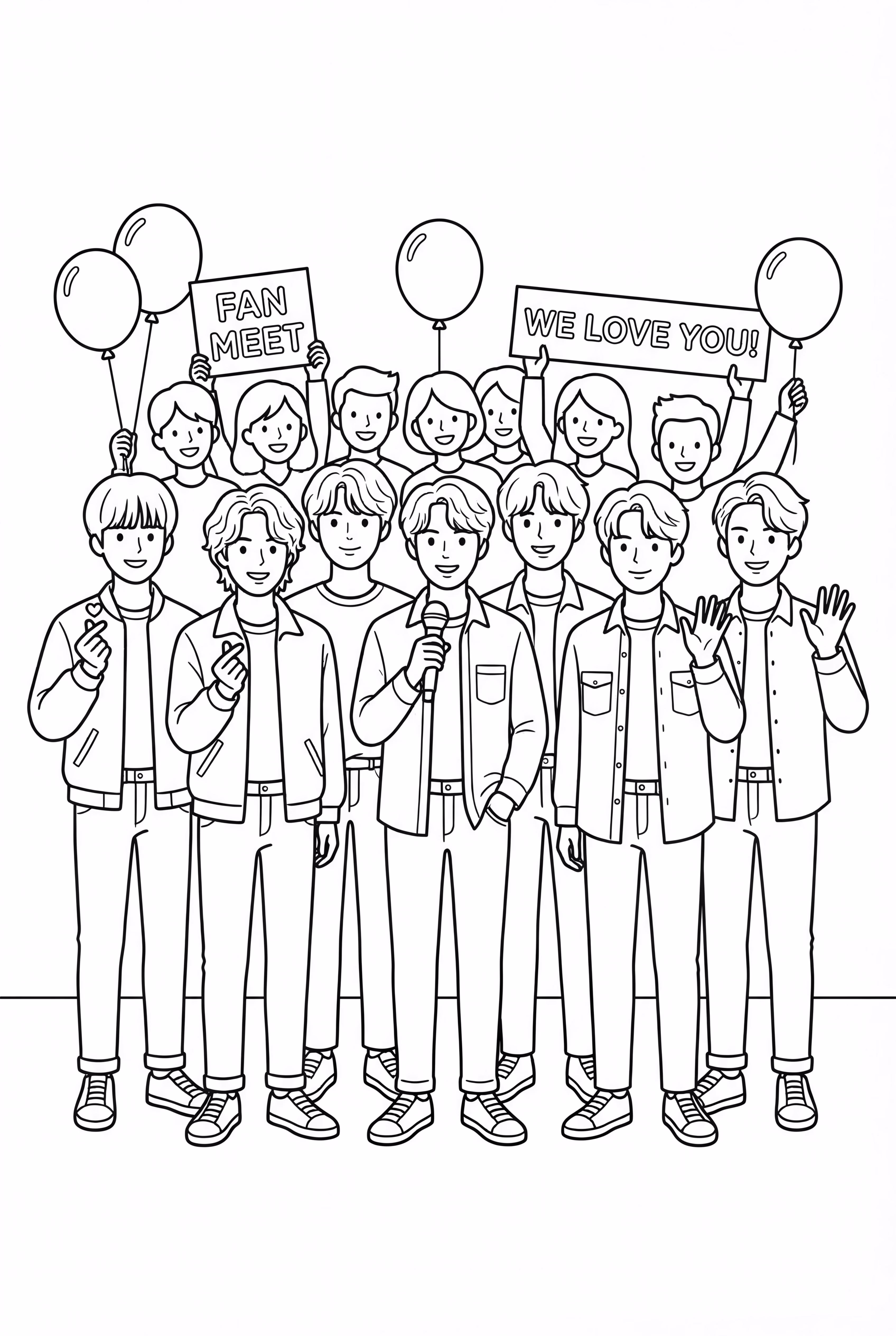 BTS At A Fan Meet Event