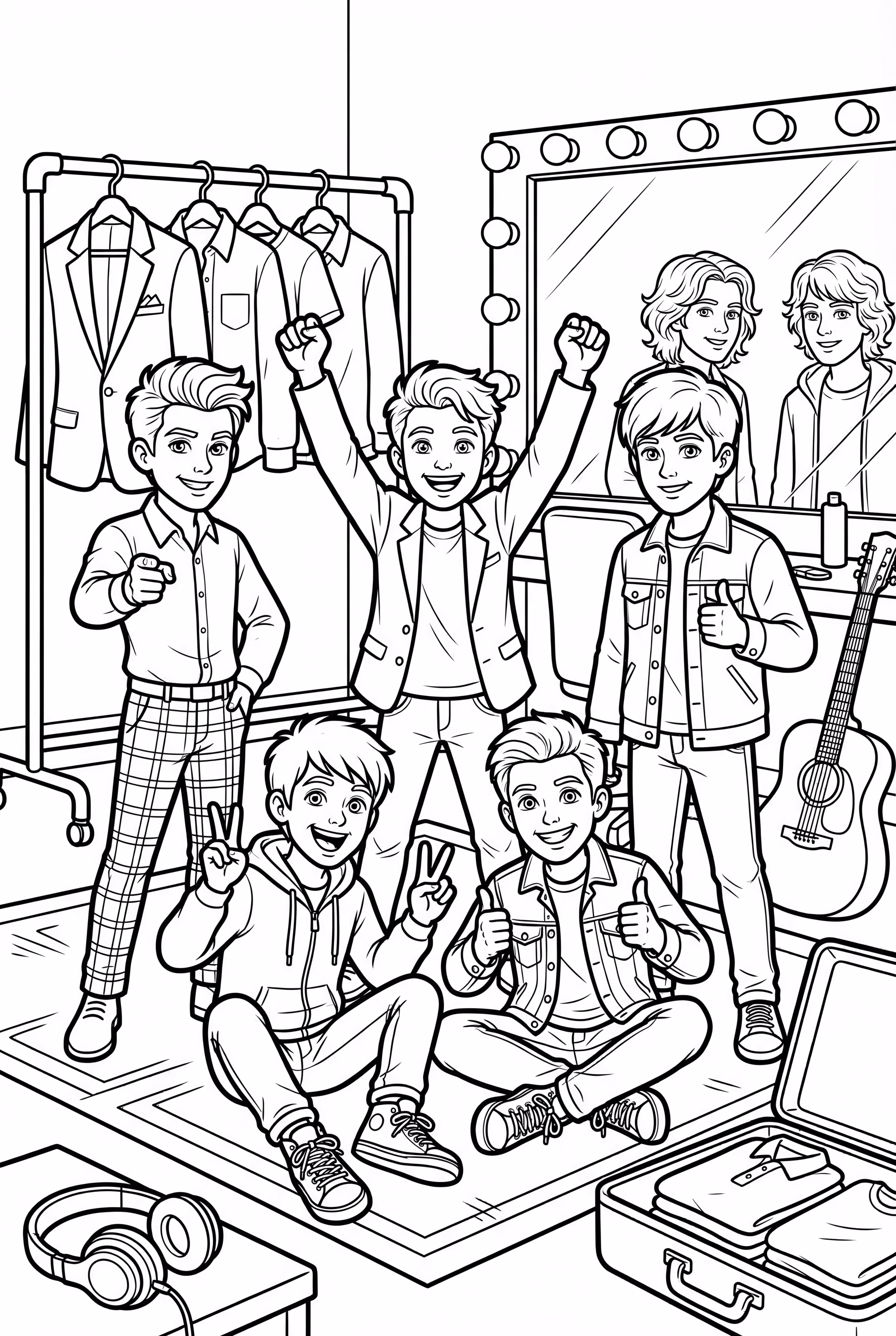 BTS Backstage Getting Ready