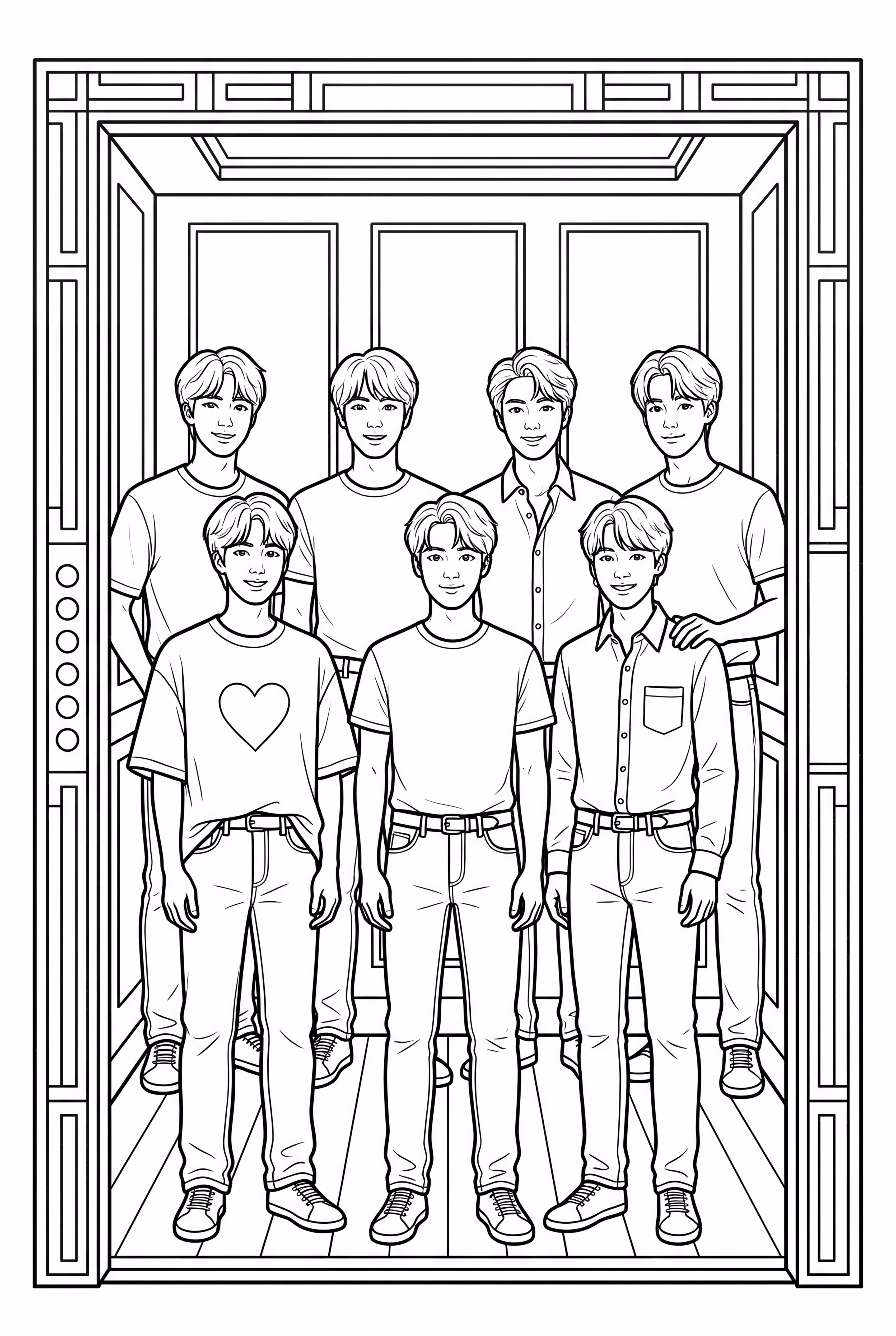 BTS In The "Butter" Elevator Scene