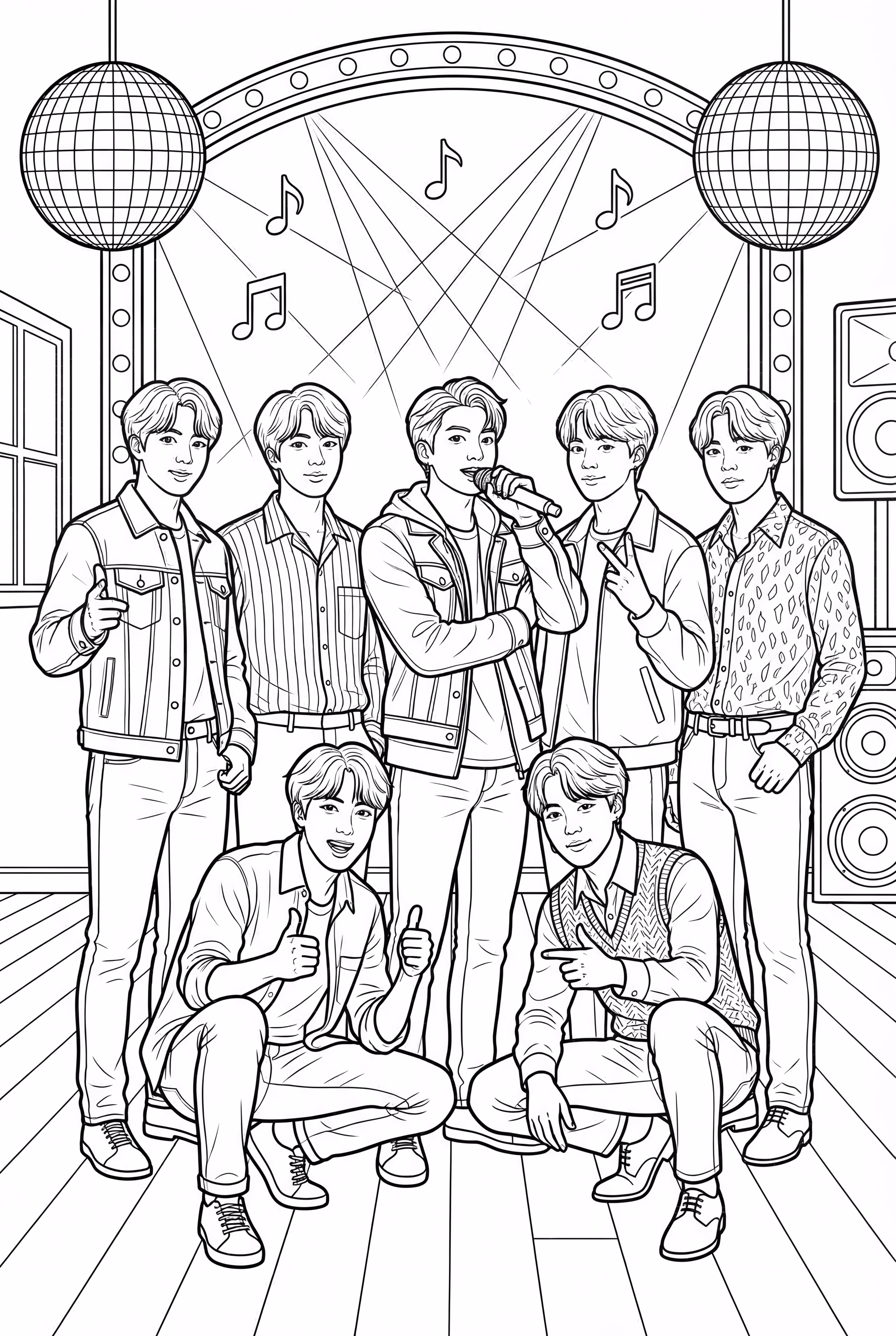 BTS In The "Dynamite" Music Video