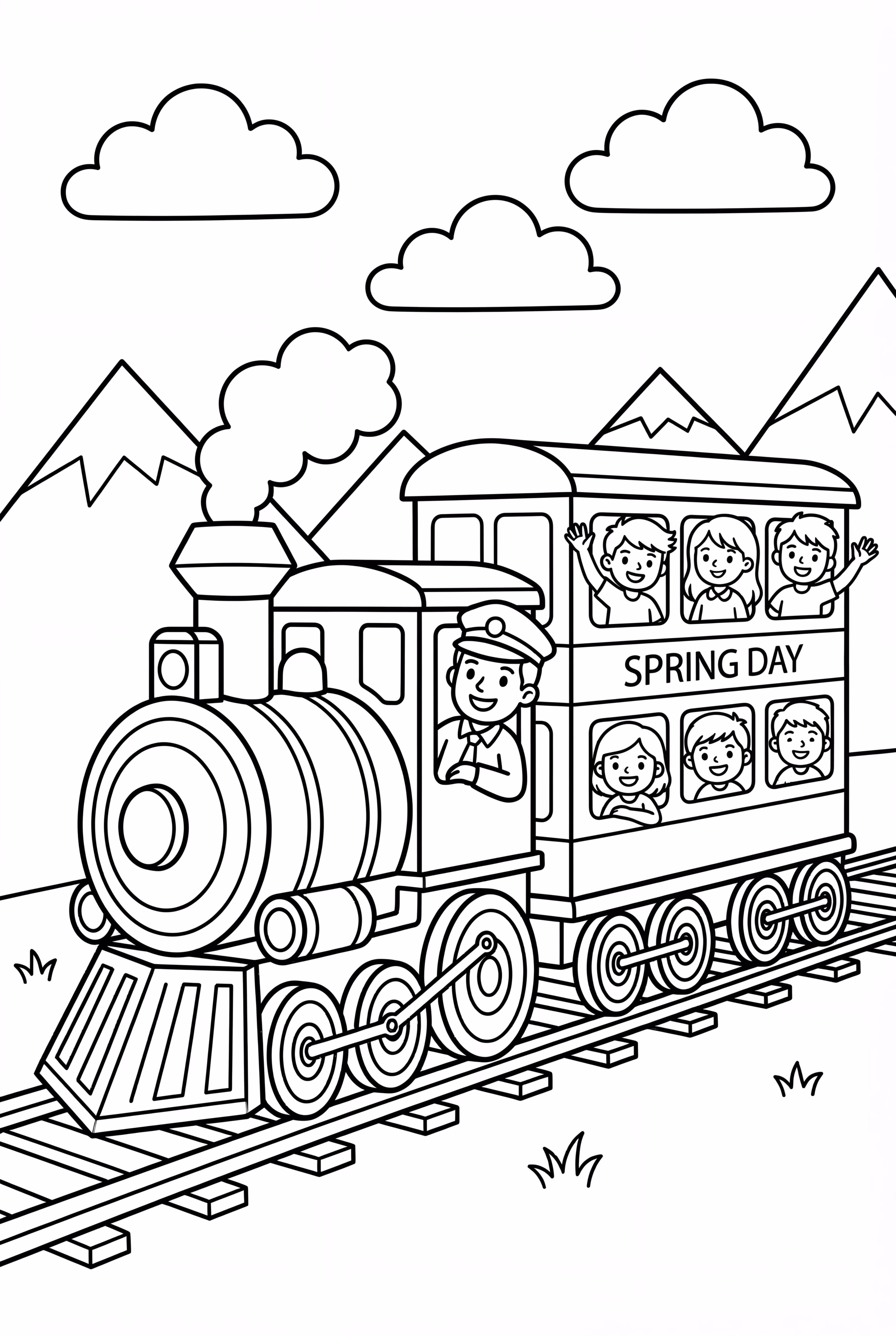 BTS On The "Spring Day" Train