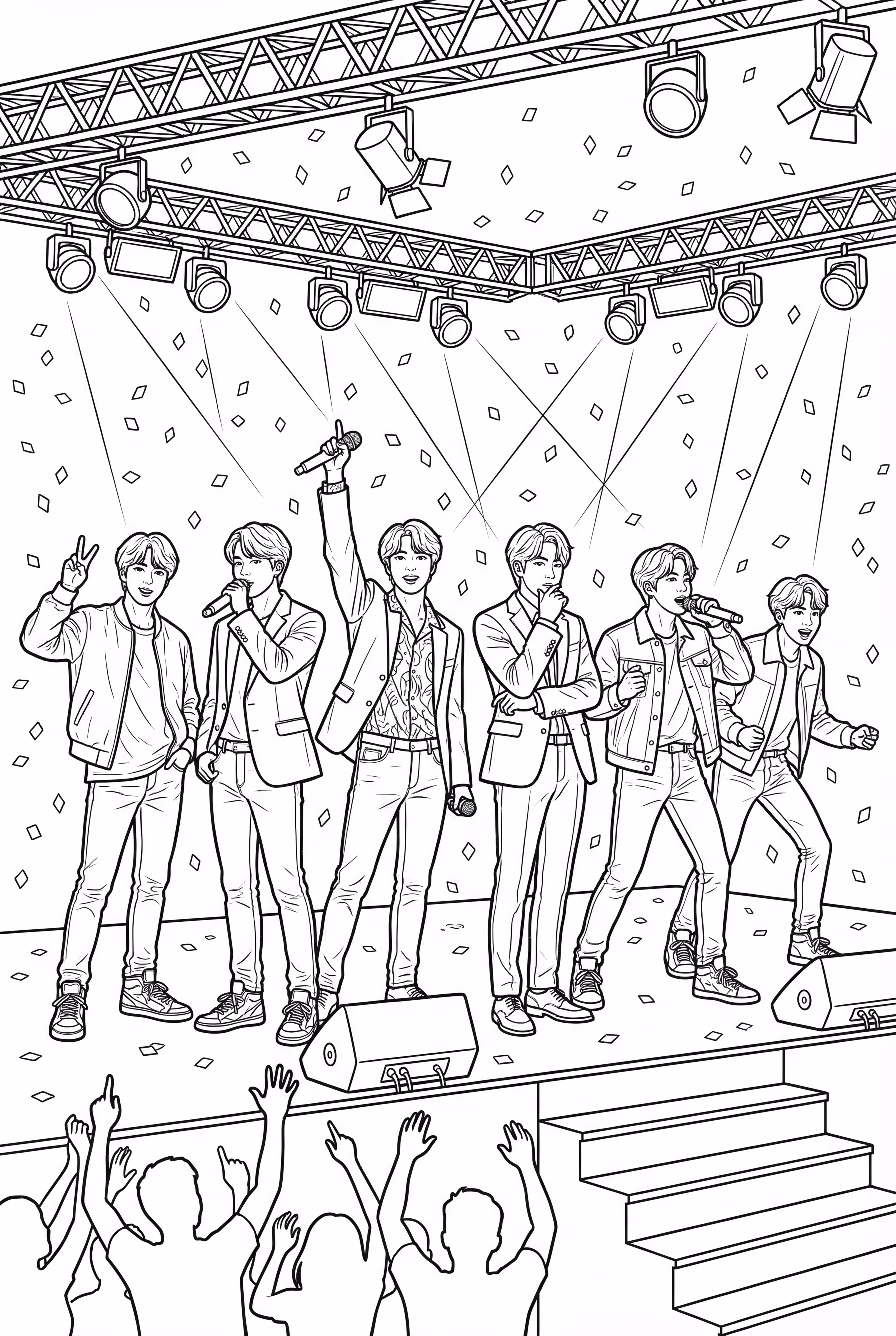 BTS Performing On A Grand Stage