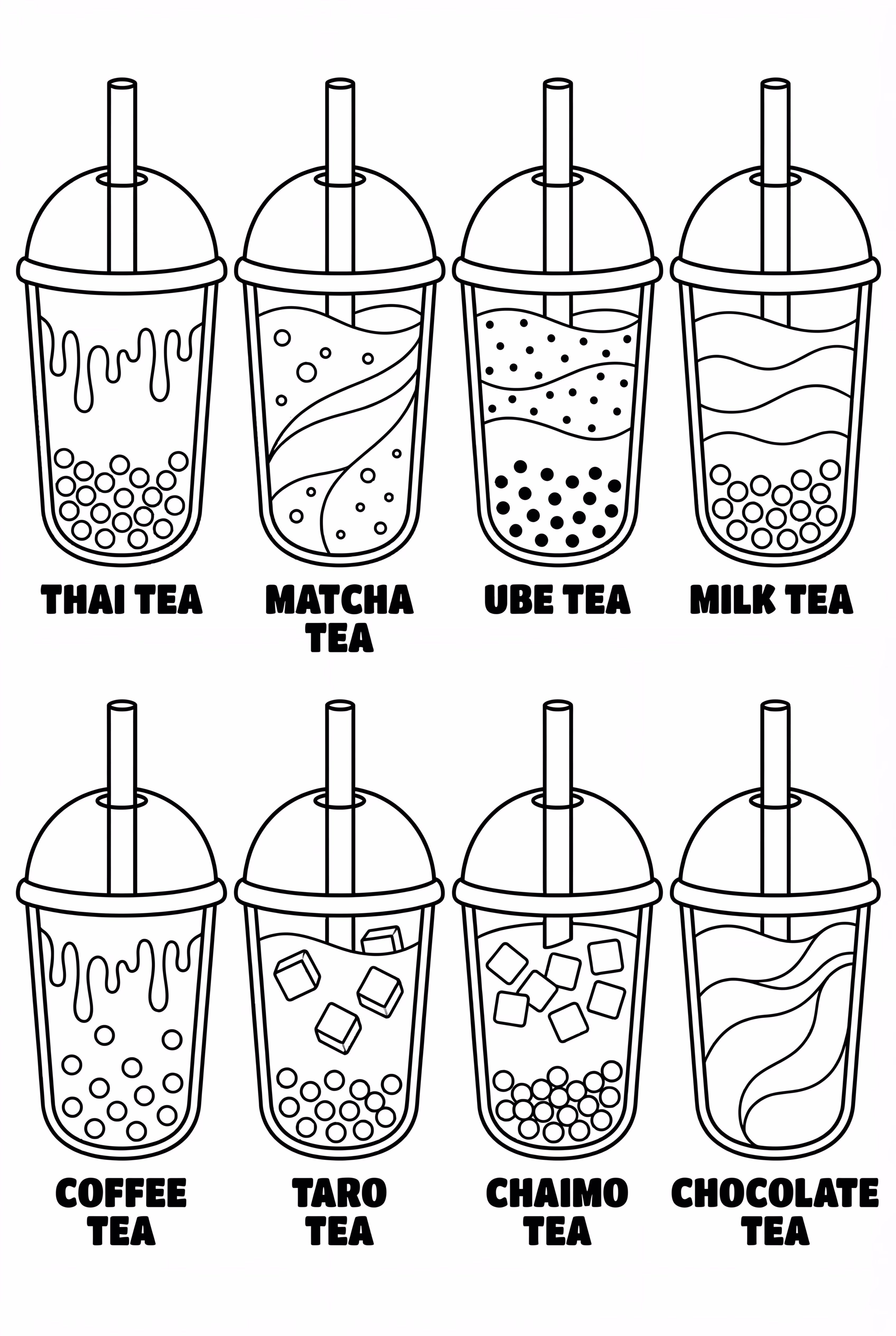 Bubble Tea Variety
