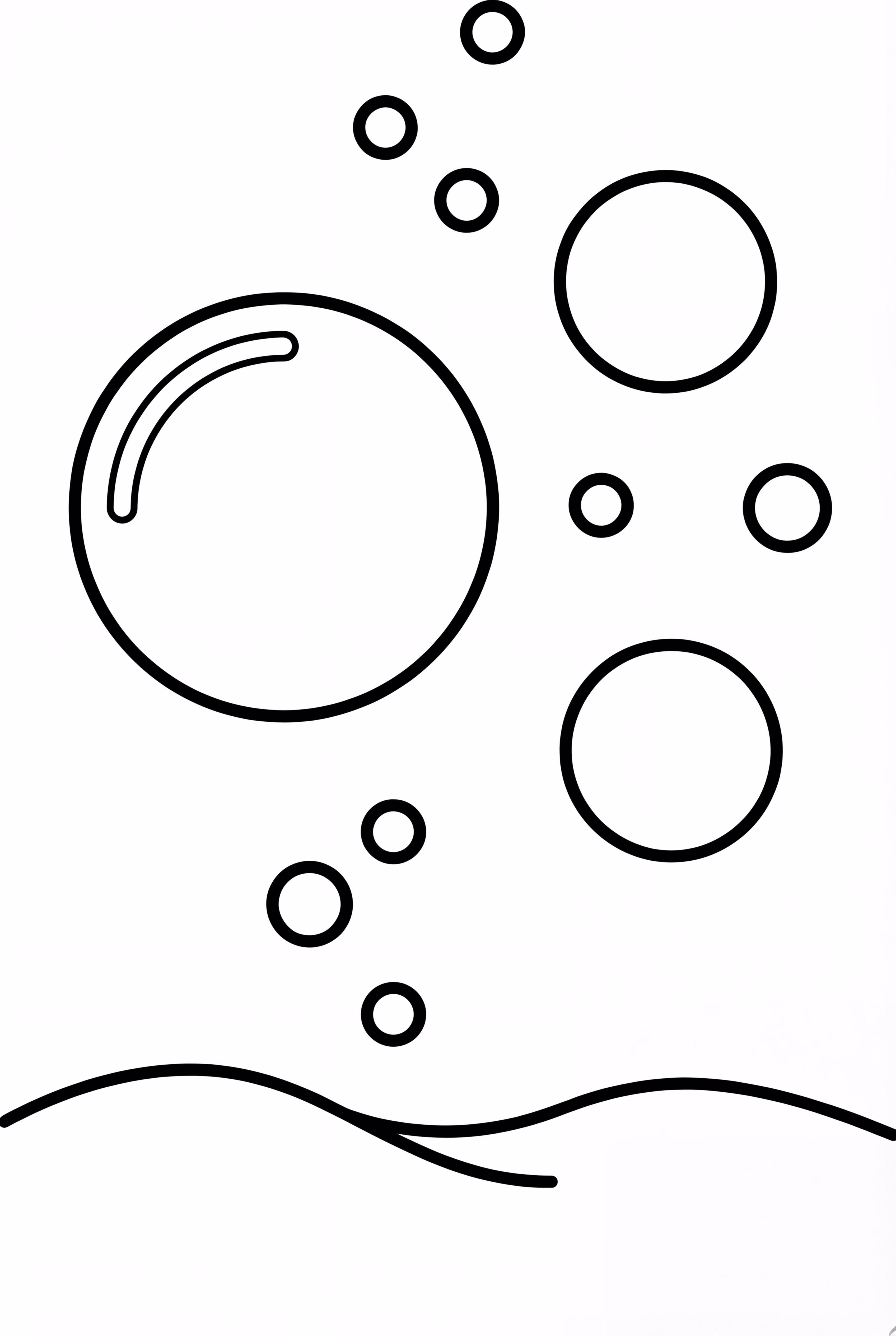 Bubbles Rising Under The Sea