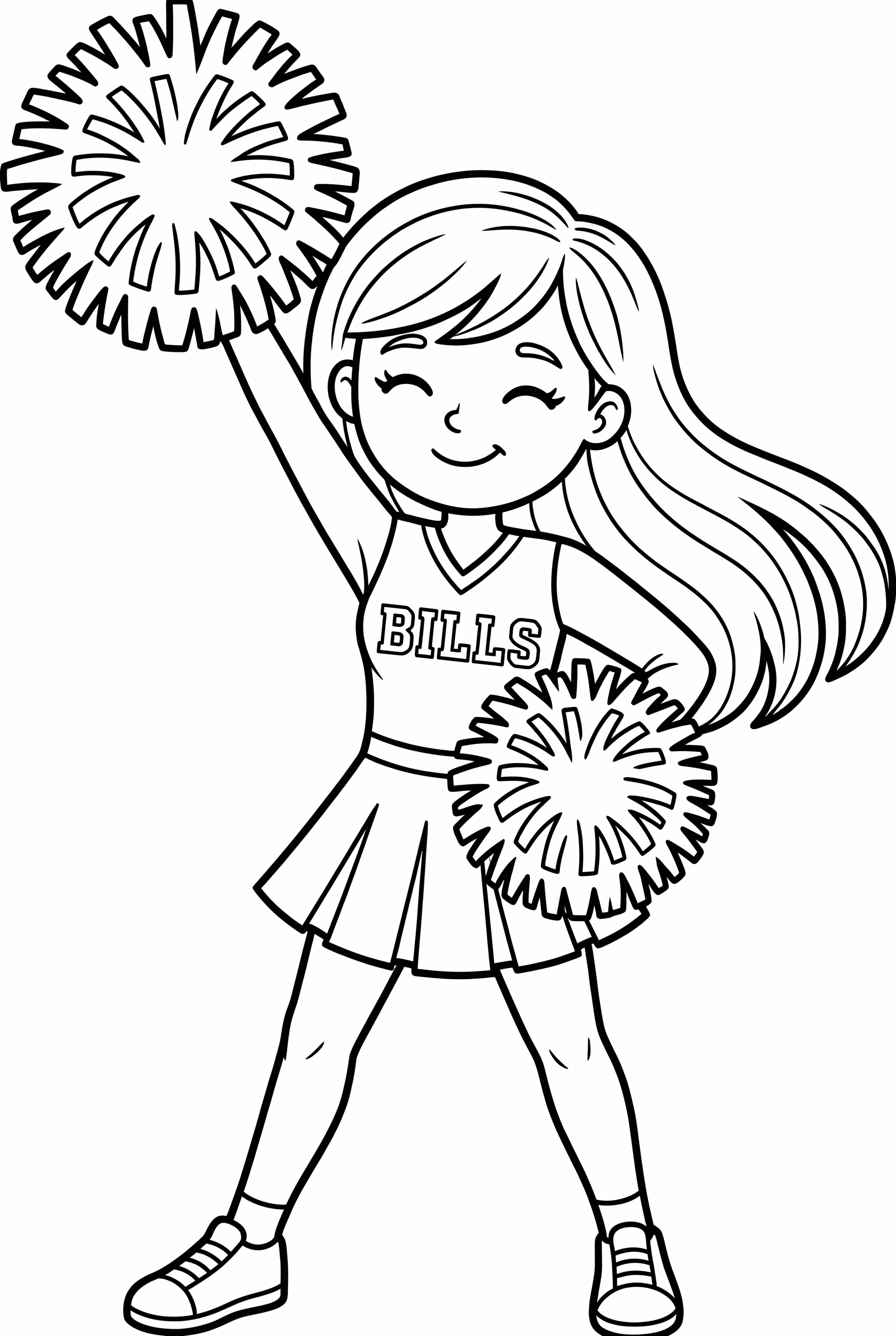 Buffalo Bills Cheerleader Pompom